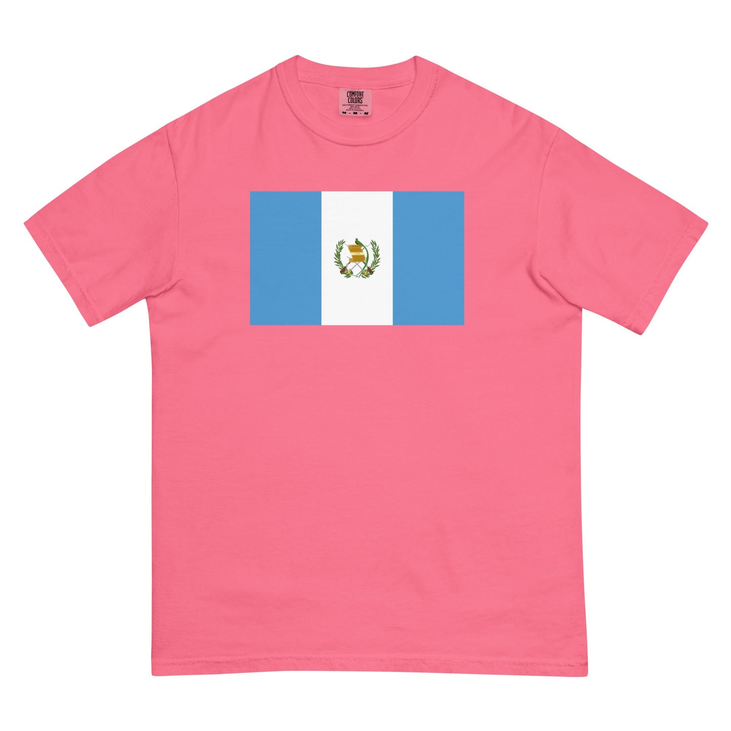brick shirt with Guatemala flag design, 4X large