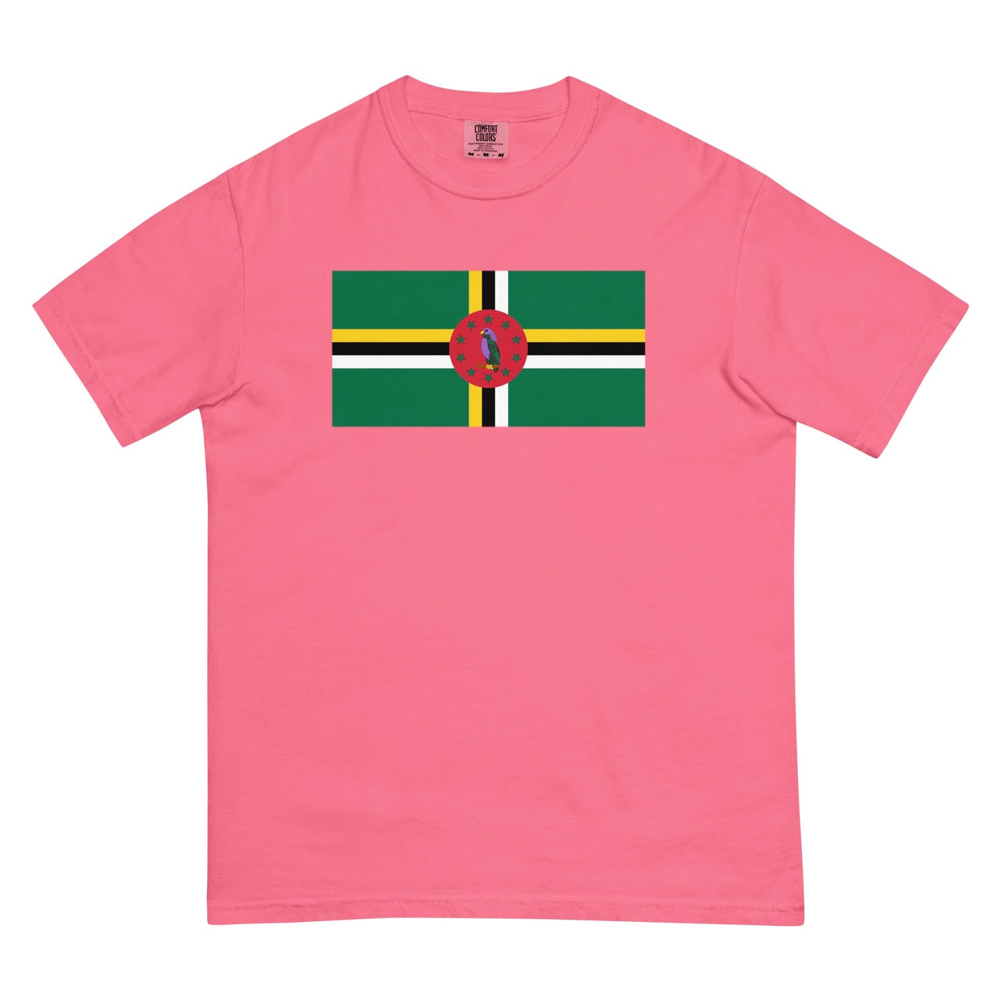 Dominica 1 flag shirt in berry, size medium