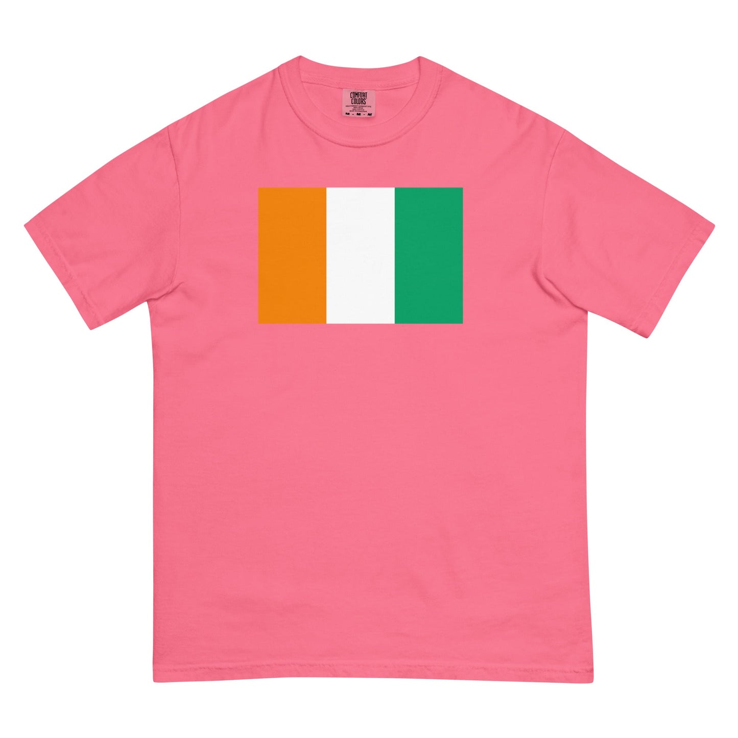 Flag tee representing Cote Divoire in espresso, extra large