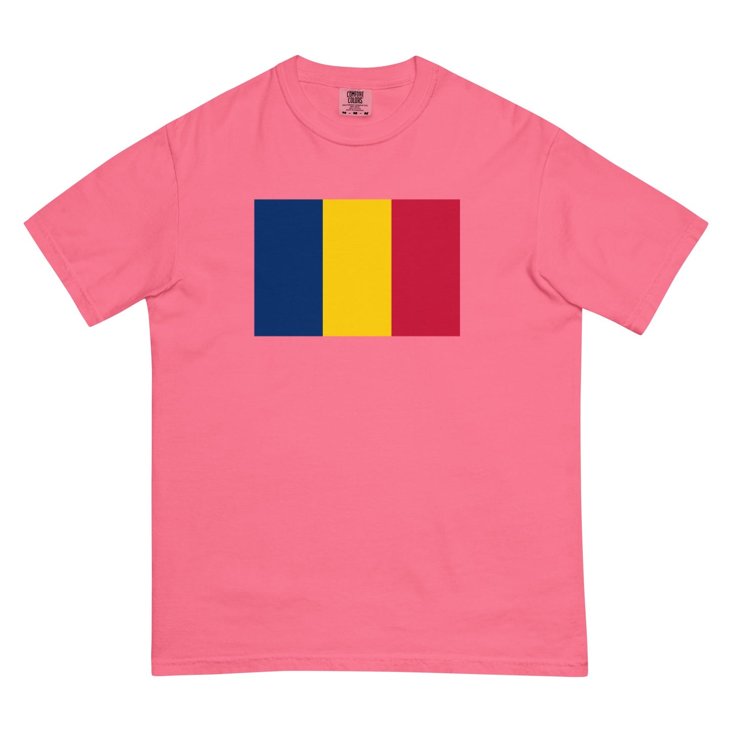 Flag tee representing Chad in espresso, medium