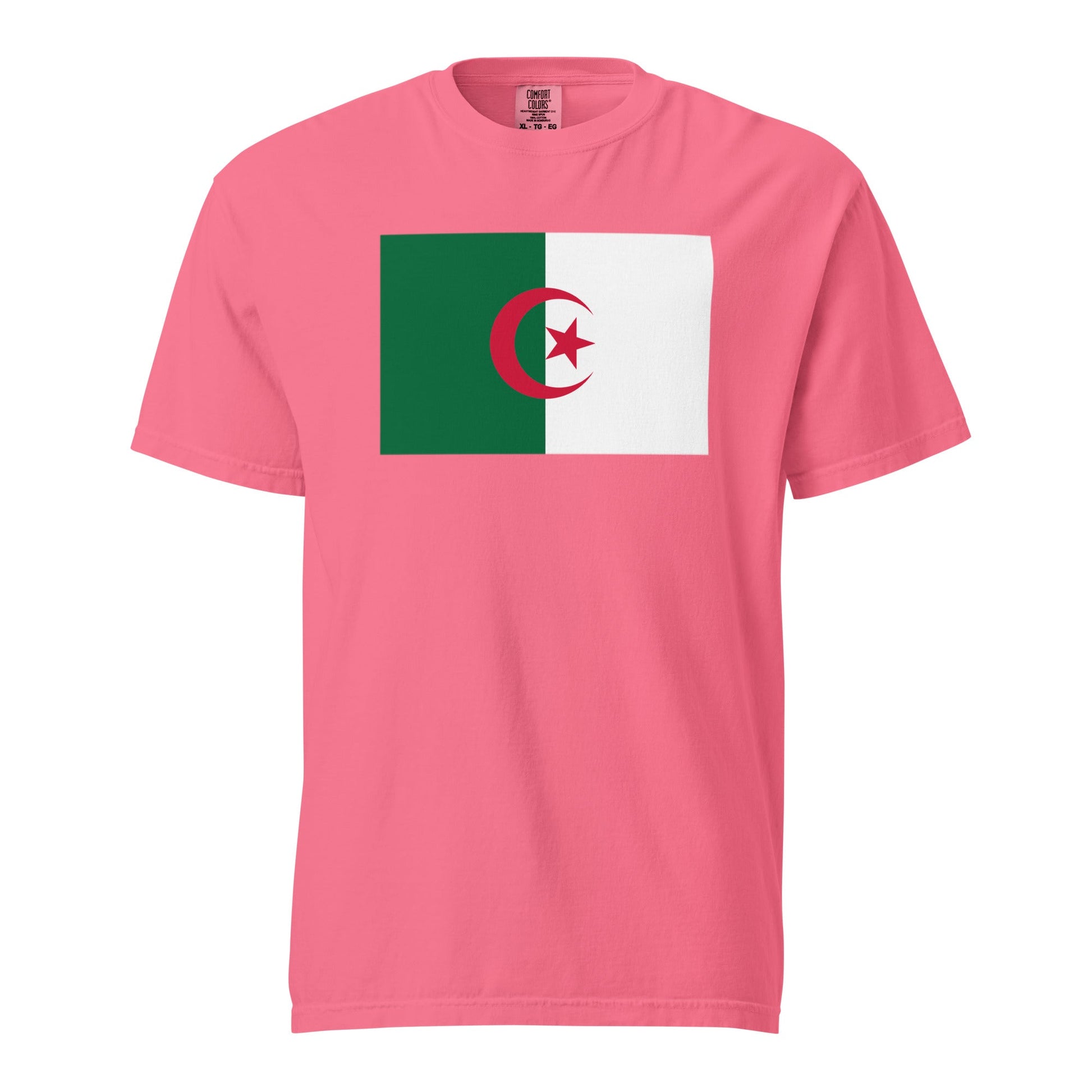 Algeria flag shirt in red, size extra large