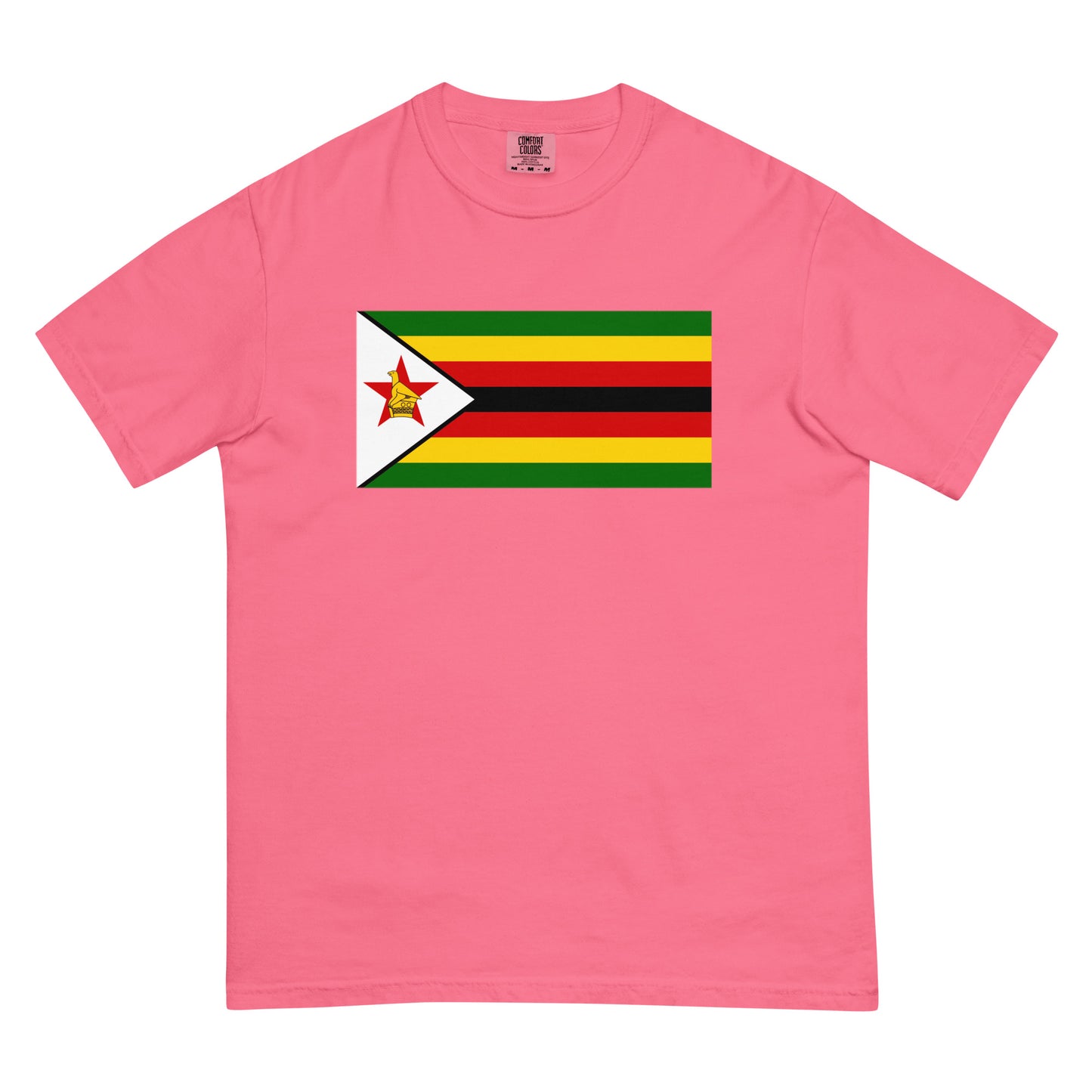 Zimbabwe pride shirt in granite – unisex, medium