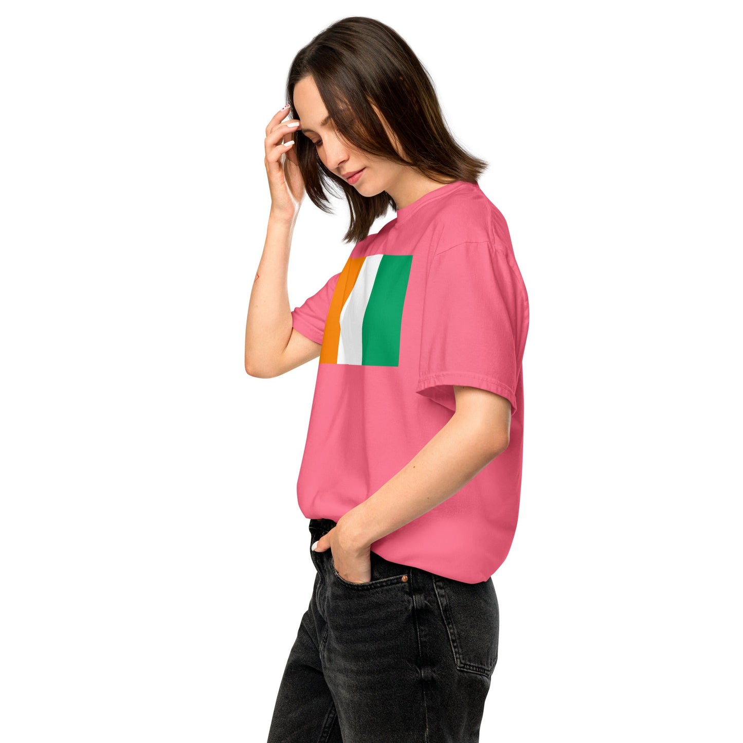 Cote Divoire pride shirt in true navy – unisex, large