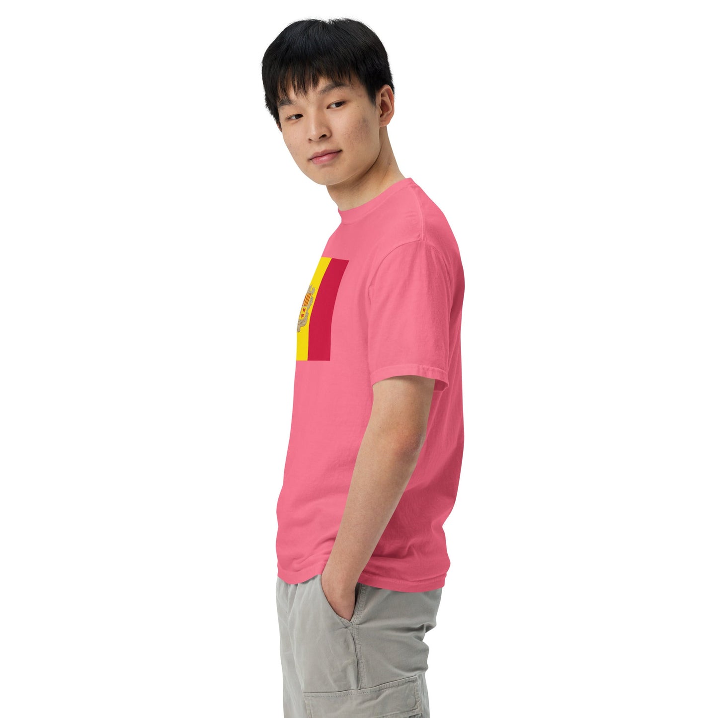 Andorra flag shirt in black, size extra large