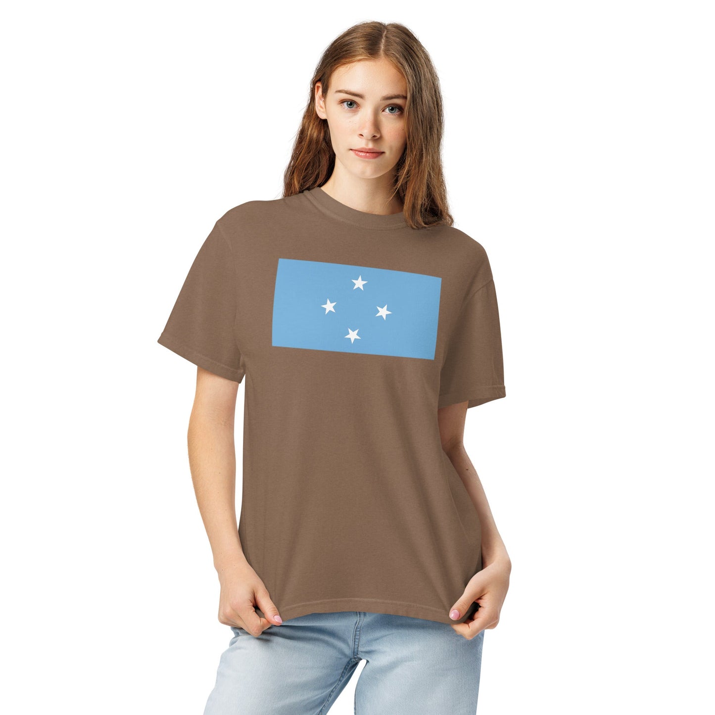 Micronesia national shirt, large, in black