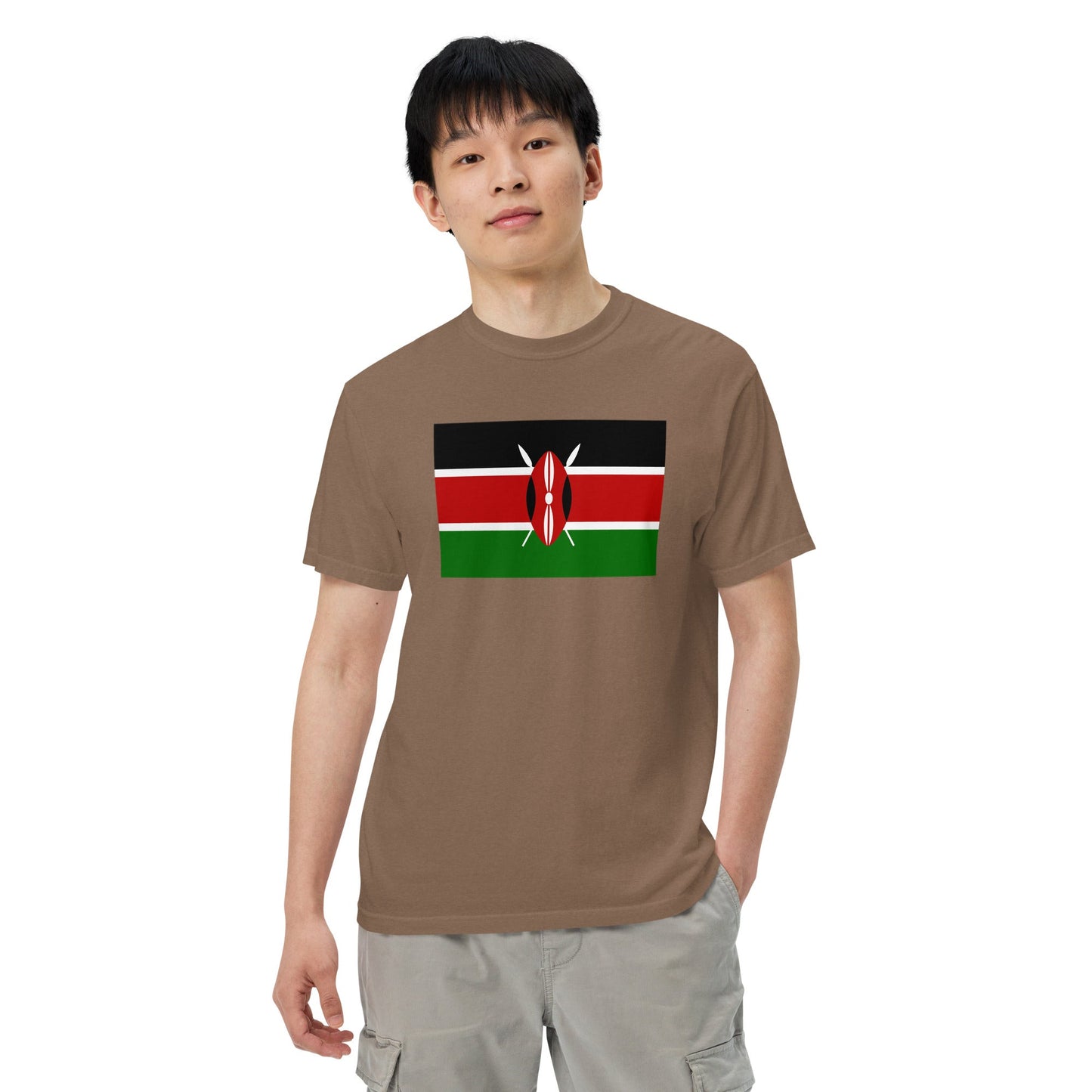 Kenya pride shirt in red – unisex, small