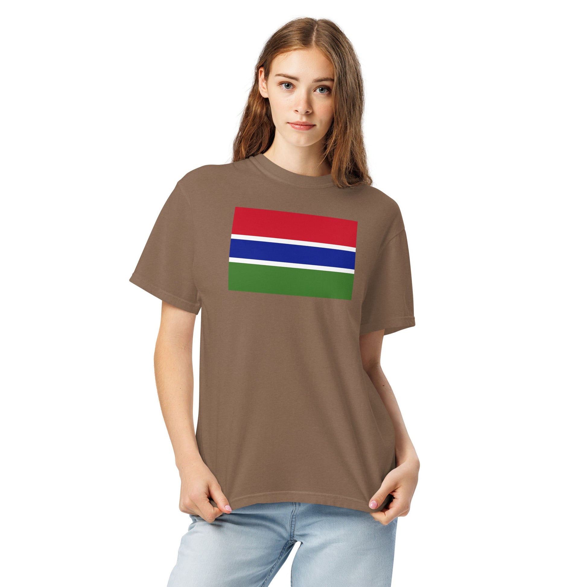 black flag shirt for Gambia – size large