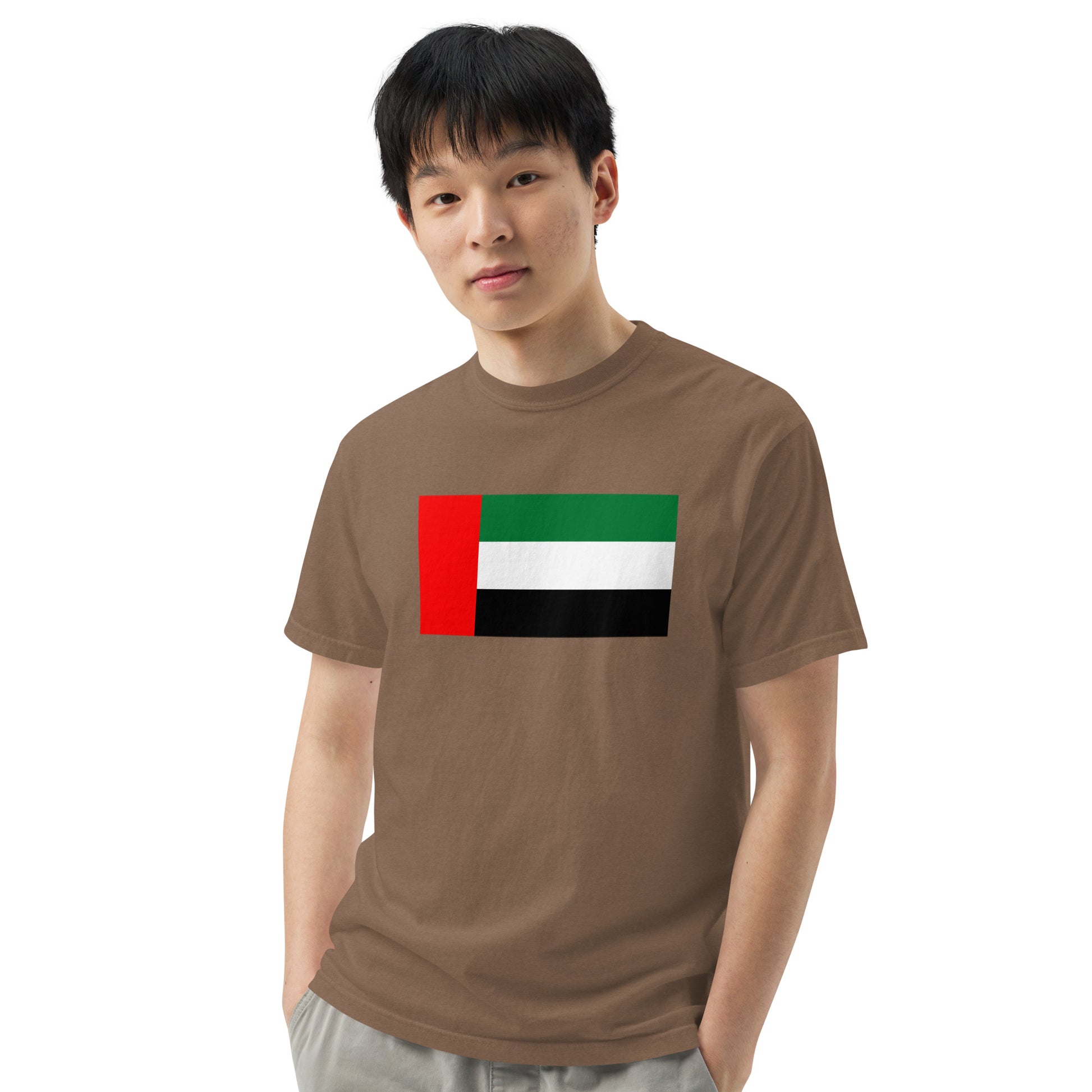 United Arab Emirates pride shirt in black – unisex, medium