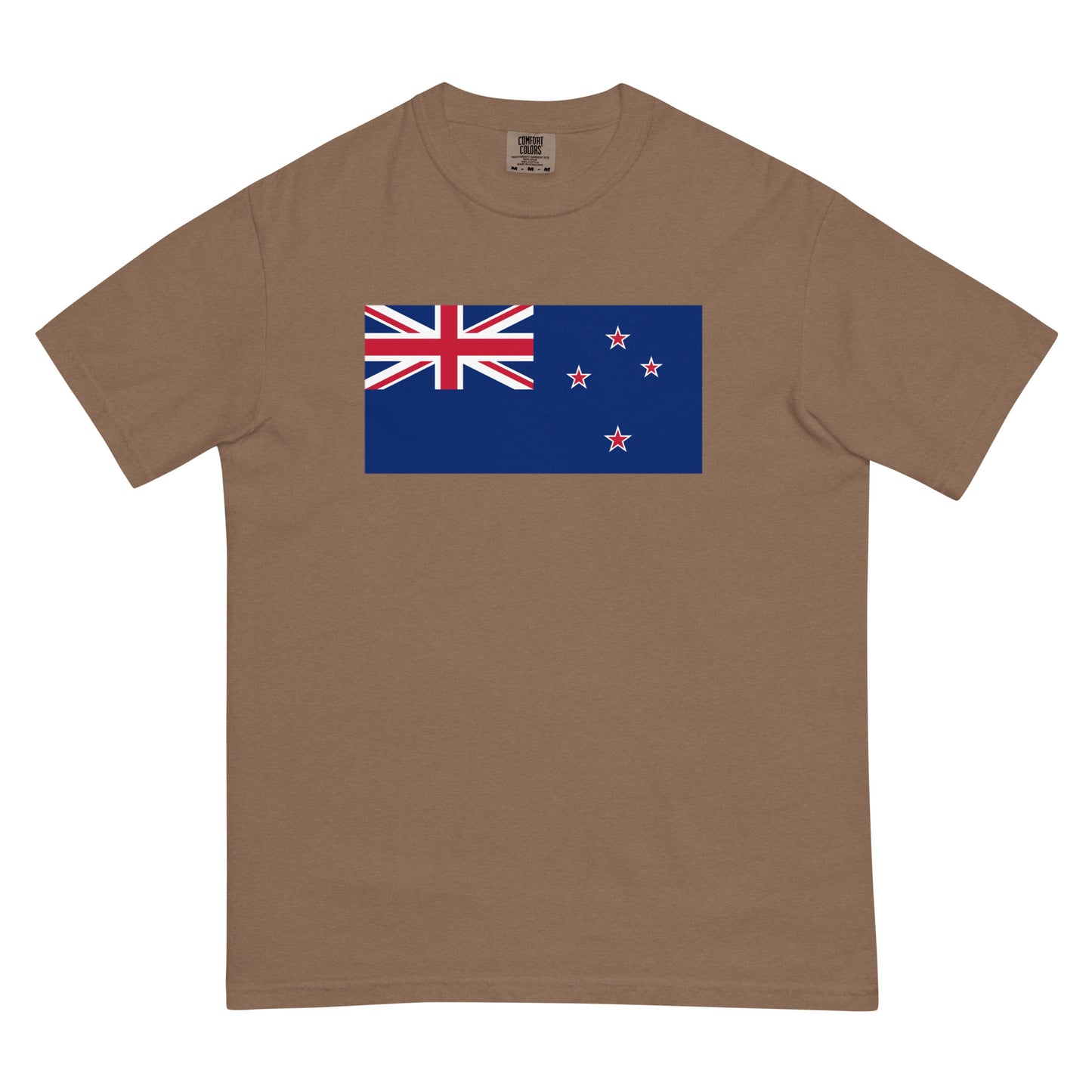 Flat lay of red Nicaragua 1 flag tee, 3X large size