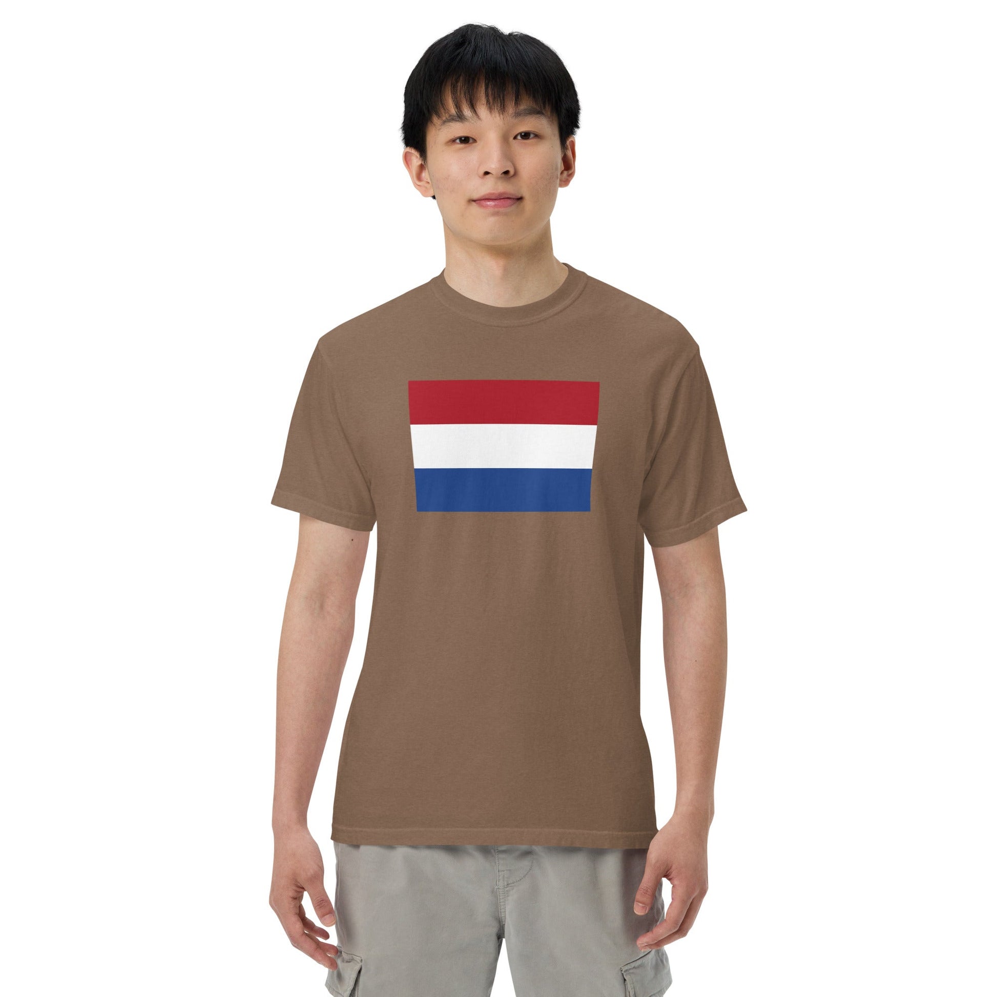New Zealand flag shirt in black, size large