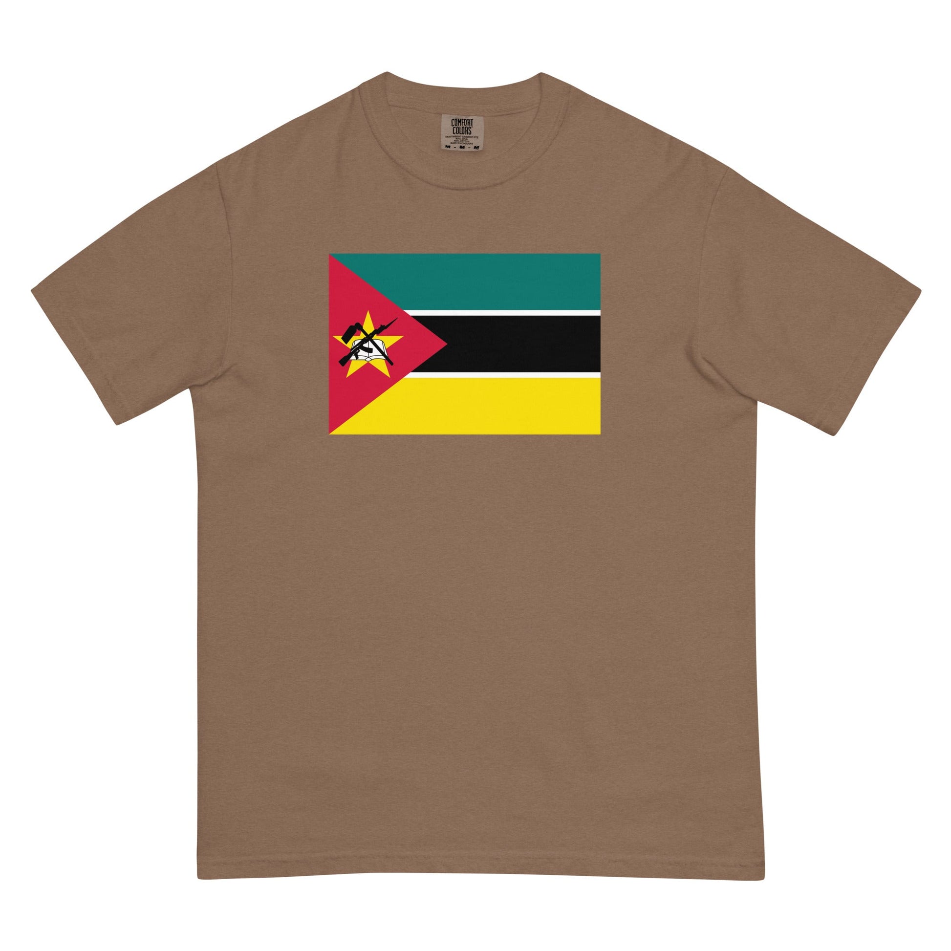 Mozambique pride shirt in black – unisex, small