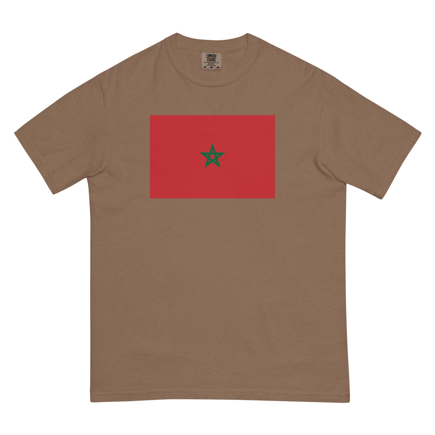 Morocco 1 flag shirt in grape, size large