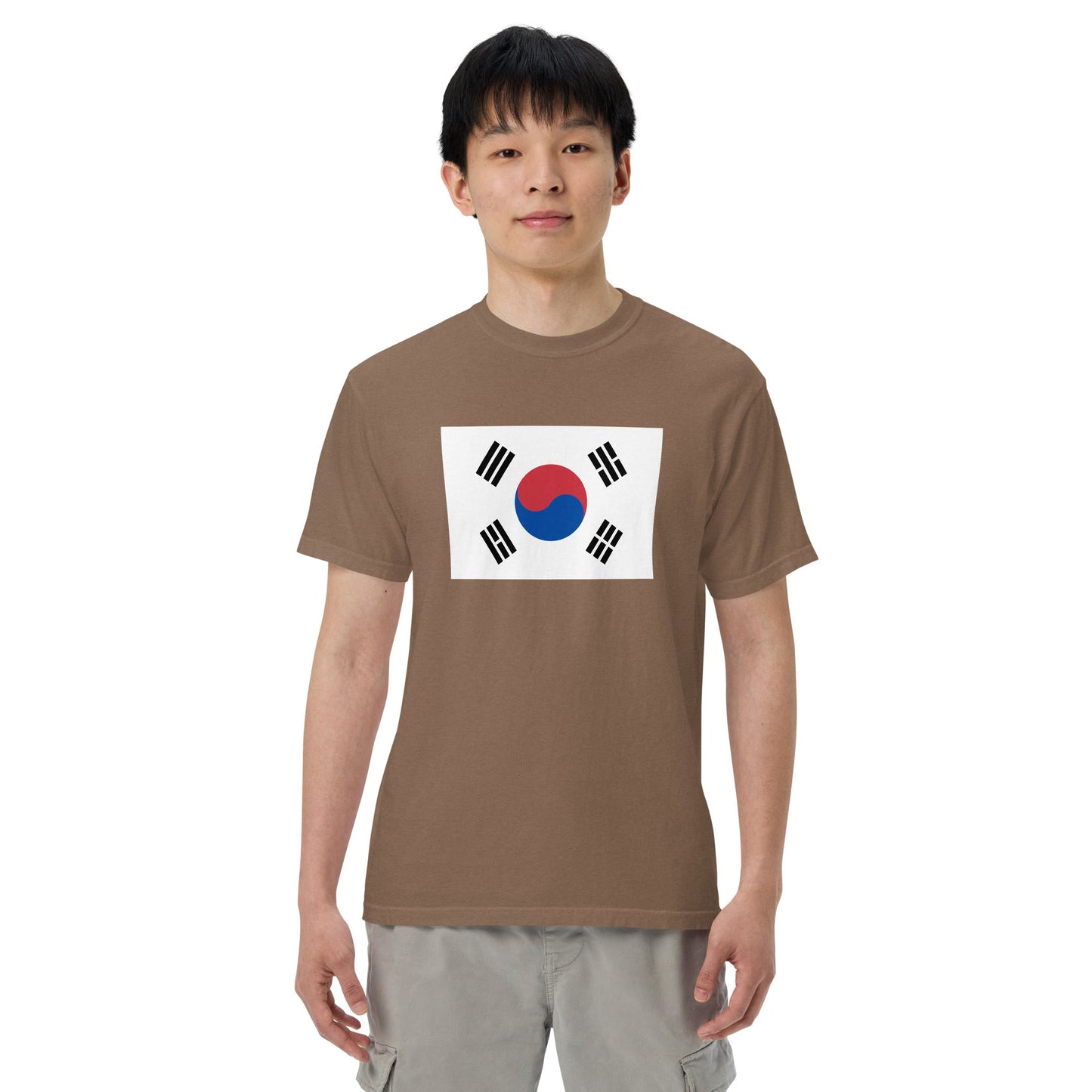 South Korea heritage shirt, black, size large