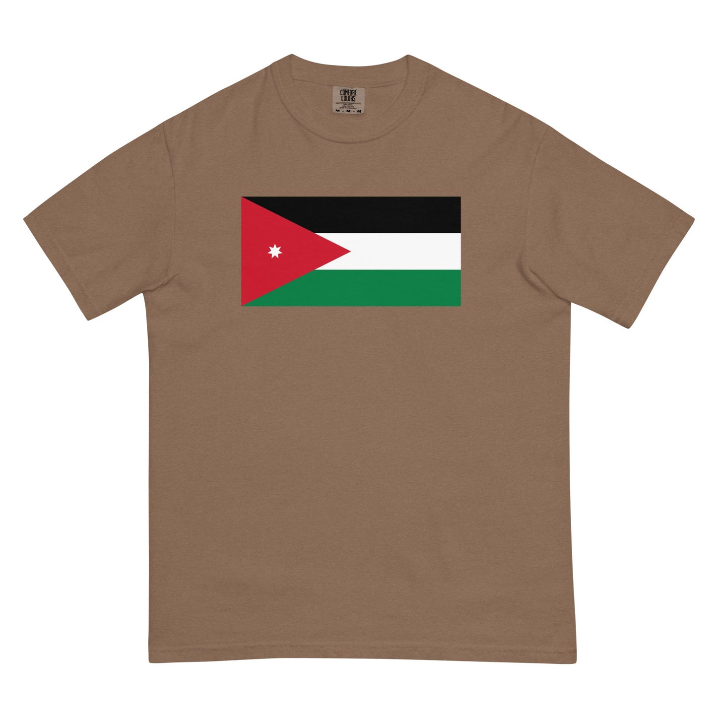 brick shirt with Jordan flag design, medium