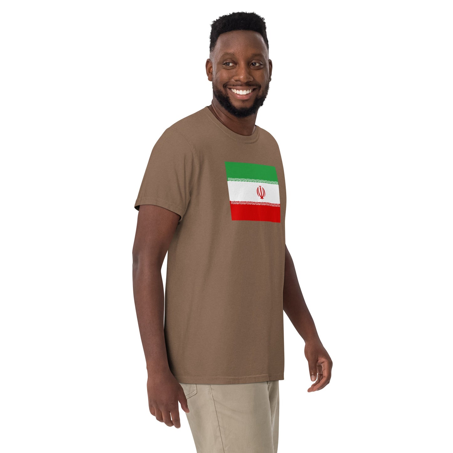 Iran pride shirt in black – unisex, extra large
