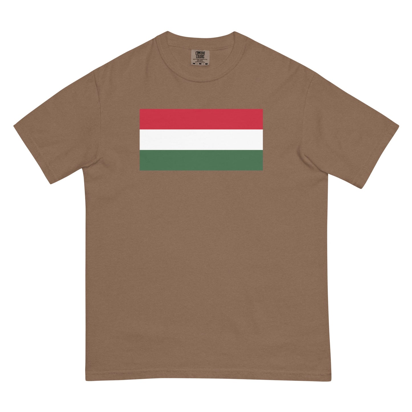 crimson shirt with Iceland 1 flag design, 2X large