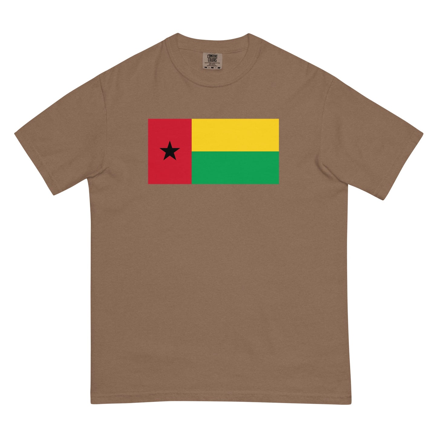 Guinea Bissau pride shirt in crimson – unisex, extra large