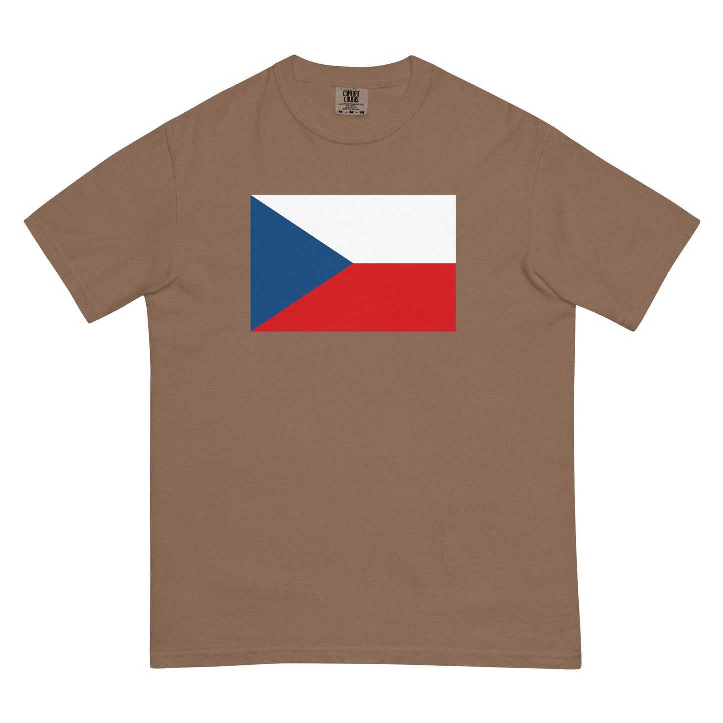 Czechia Czech Republic flag shirt in berry, size 4X large