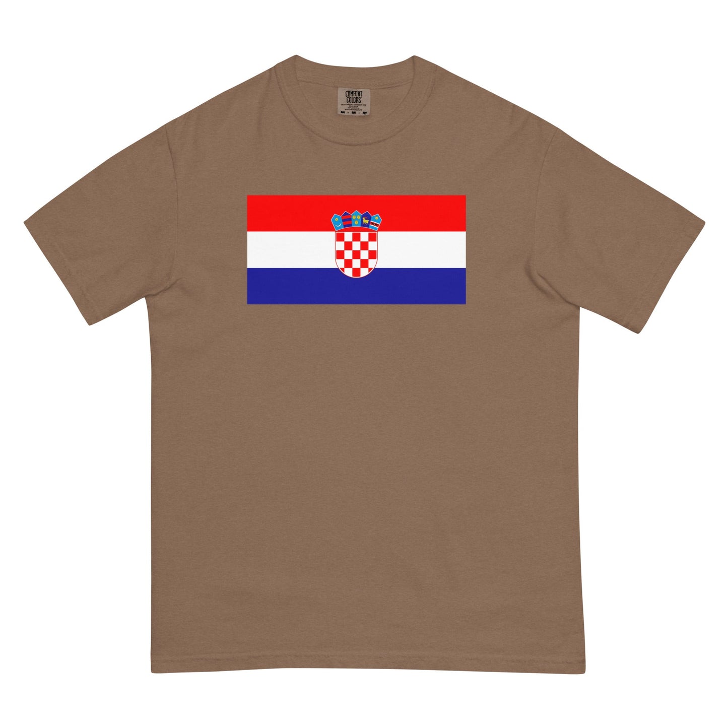 berry shirt with Croatia flag design, 3X large