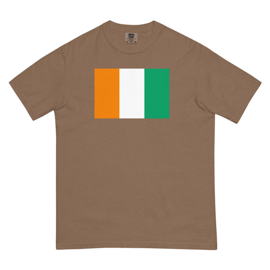 Ivoire pride shirt in black – unisex, small