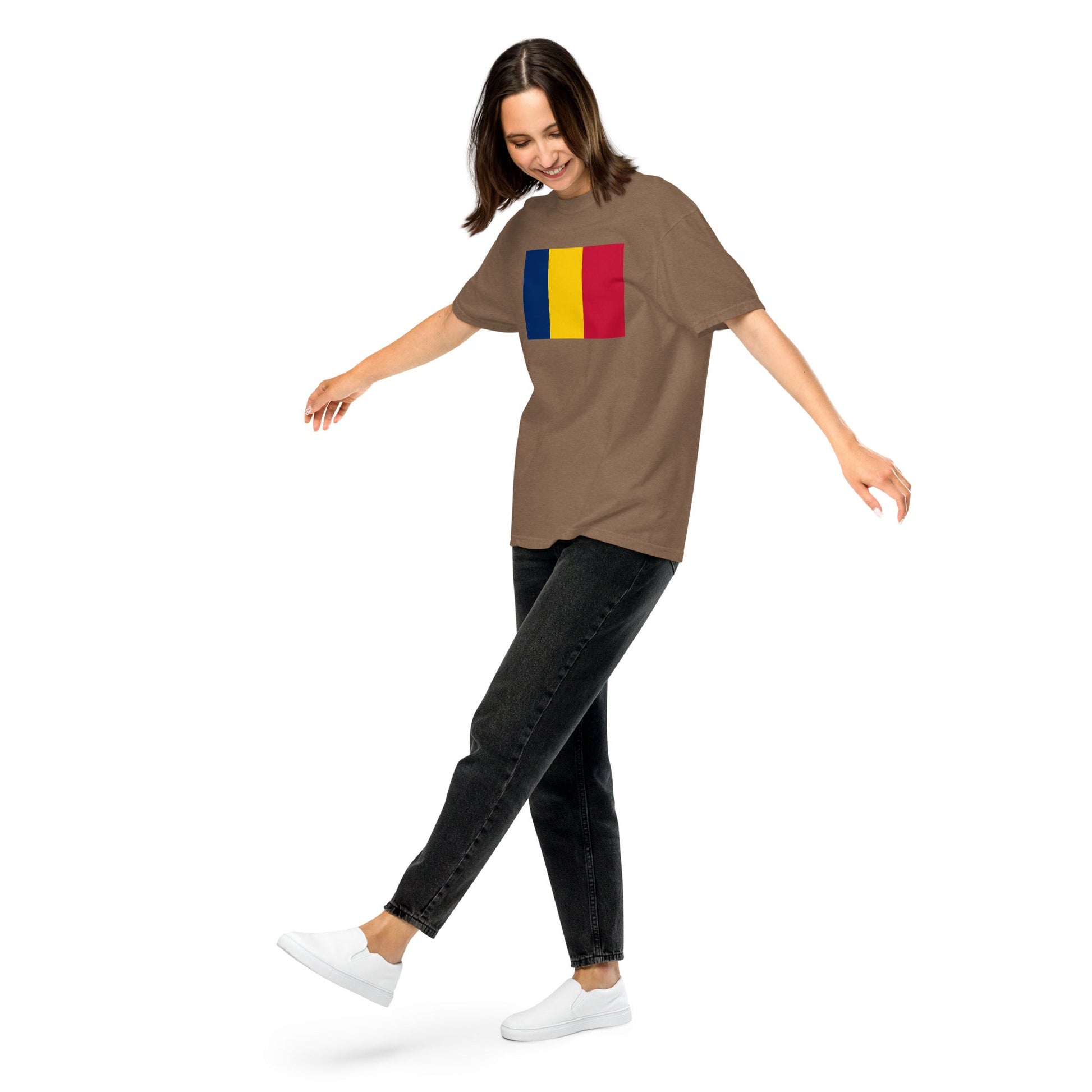 Chad pride shirt in black – unisex, 3X large