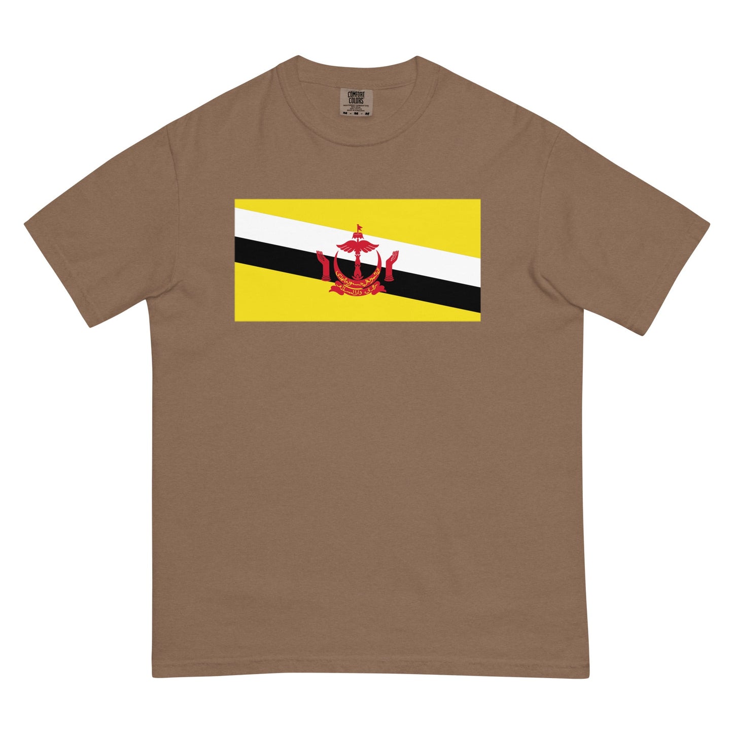 Brunei flag shirt in blue spruce, size 3X large