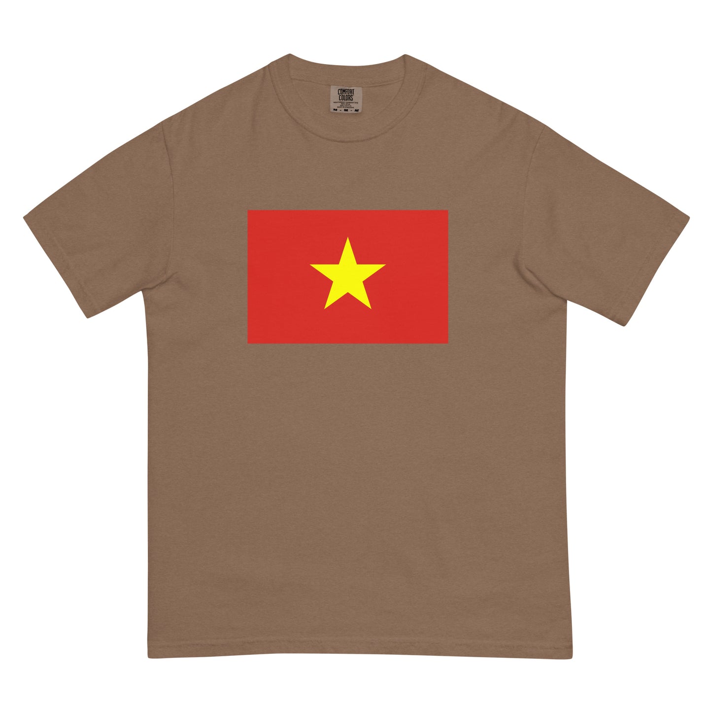 true navy shirt with Vietnam flag design, 3X large