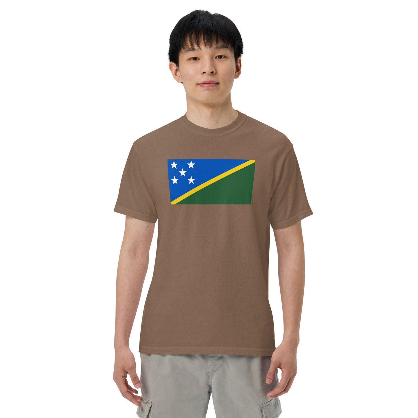 Solomon Islands pride shirt in black – unisex, 2X large