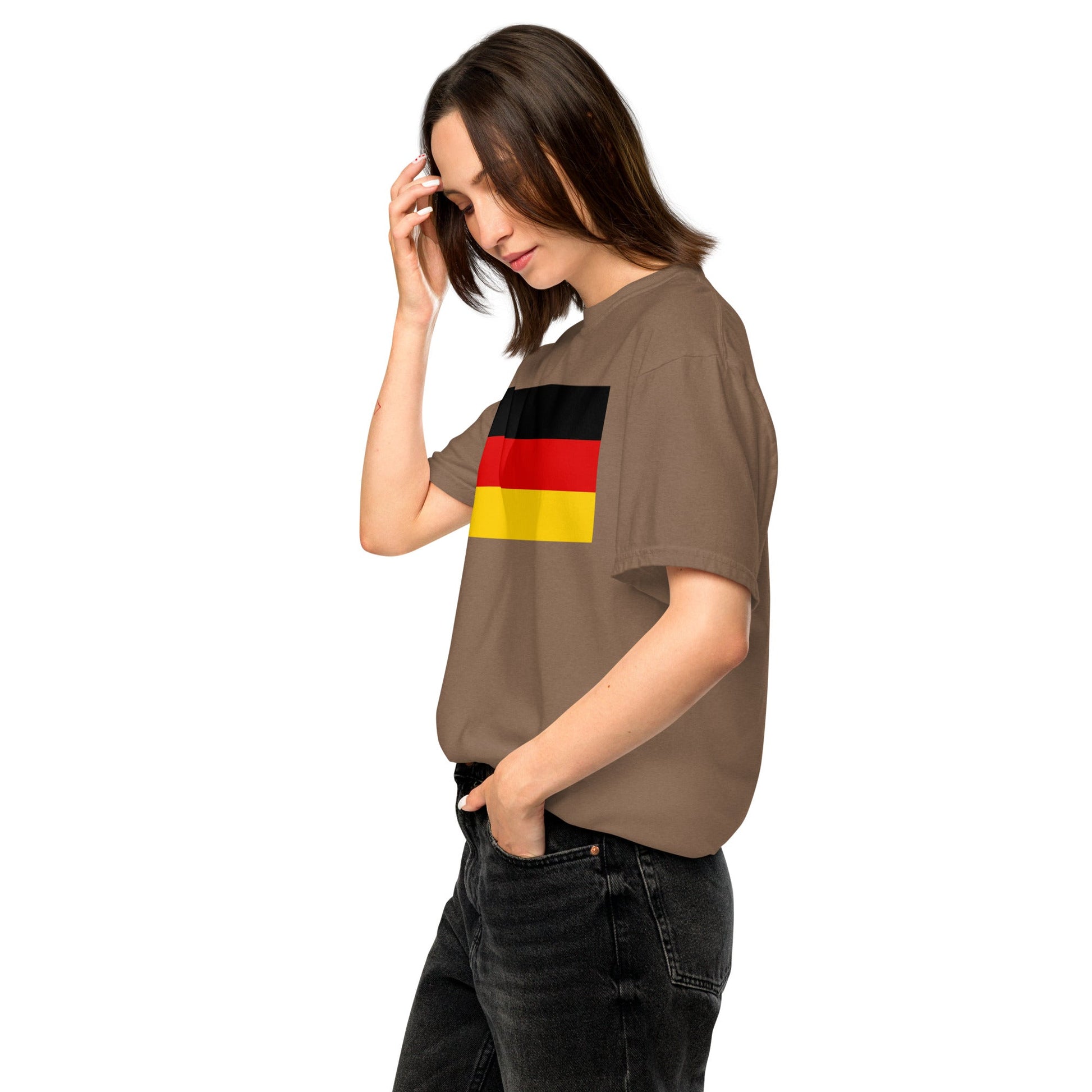 Germany flag shirt in graphite, size medium