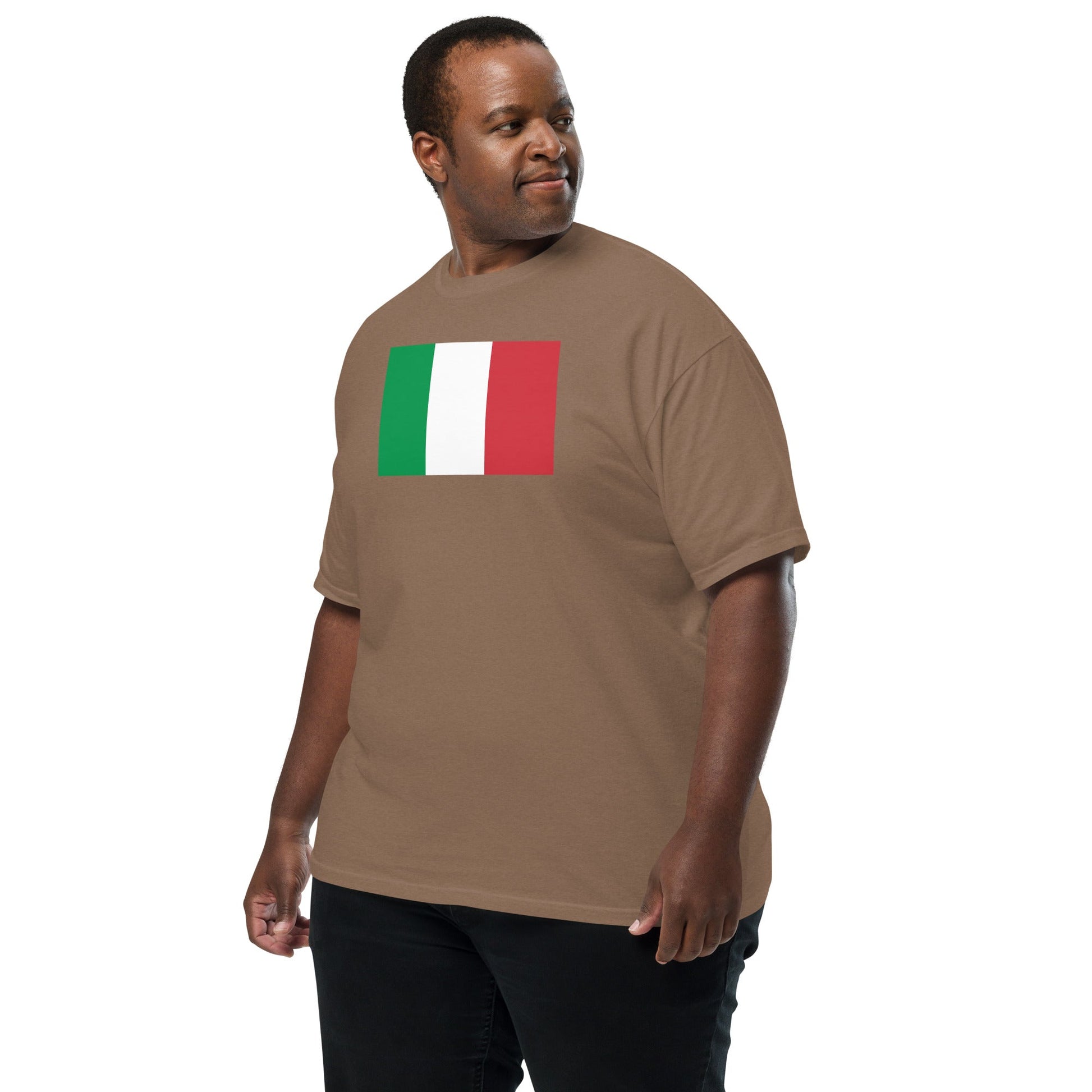Italy flag shirt in black, size 2X large