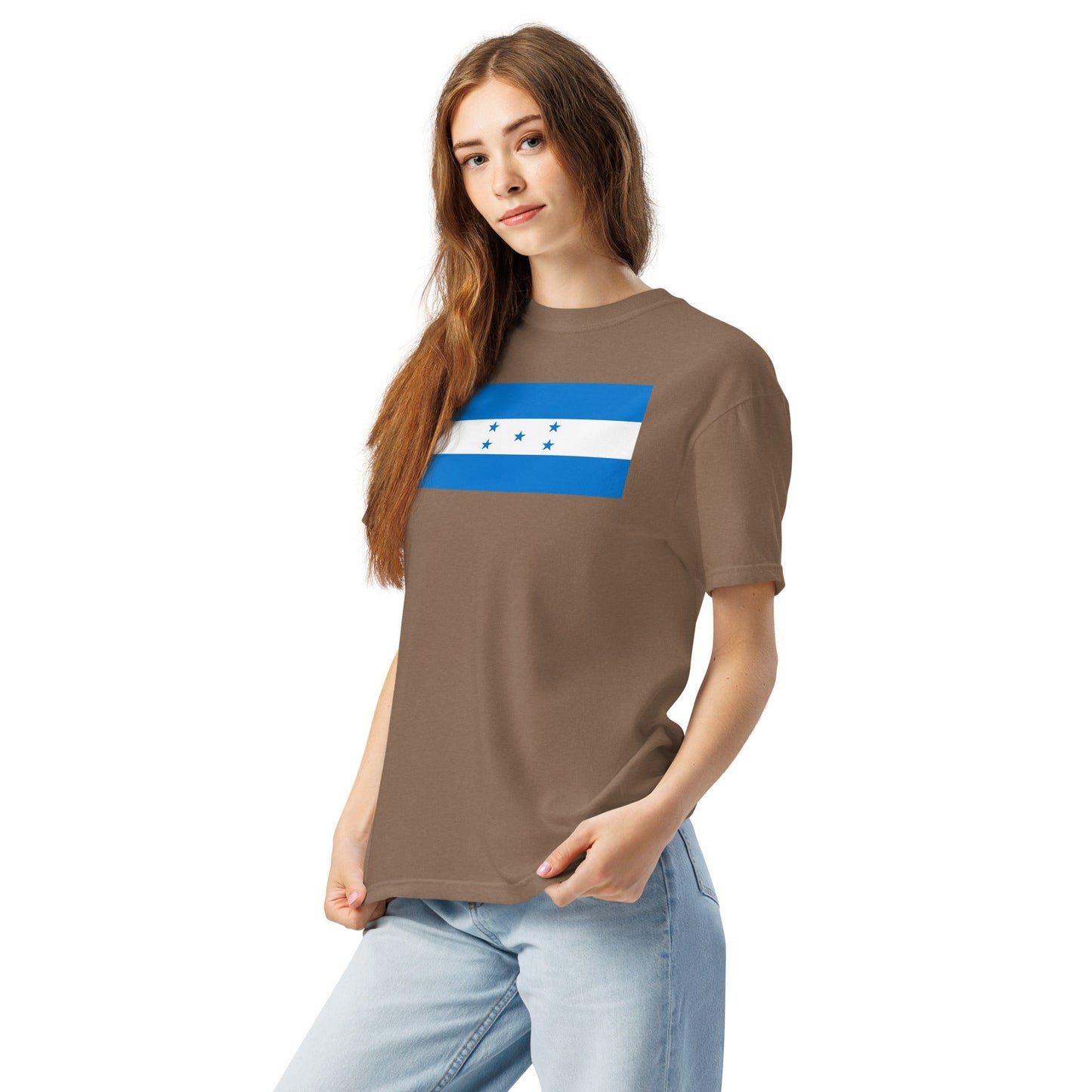 Honduras flag shirt in black, size 3X large