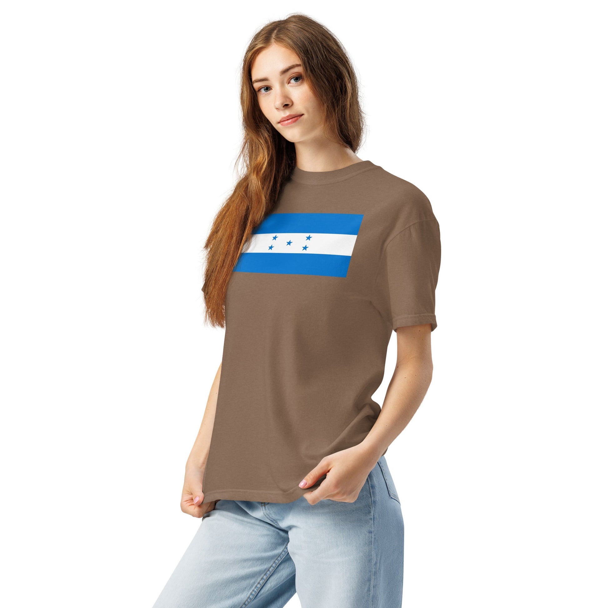 Honduras flag shirt in black, size 3X large