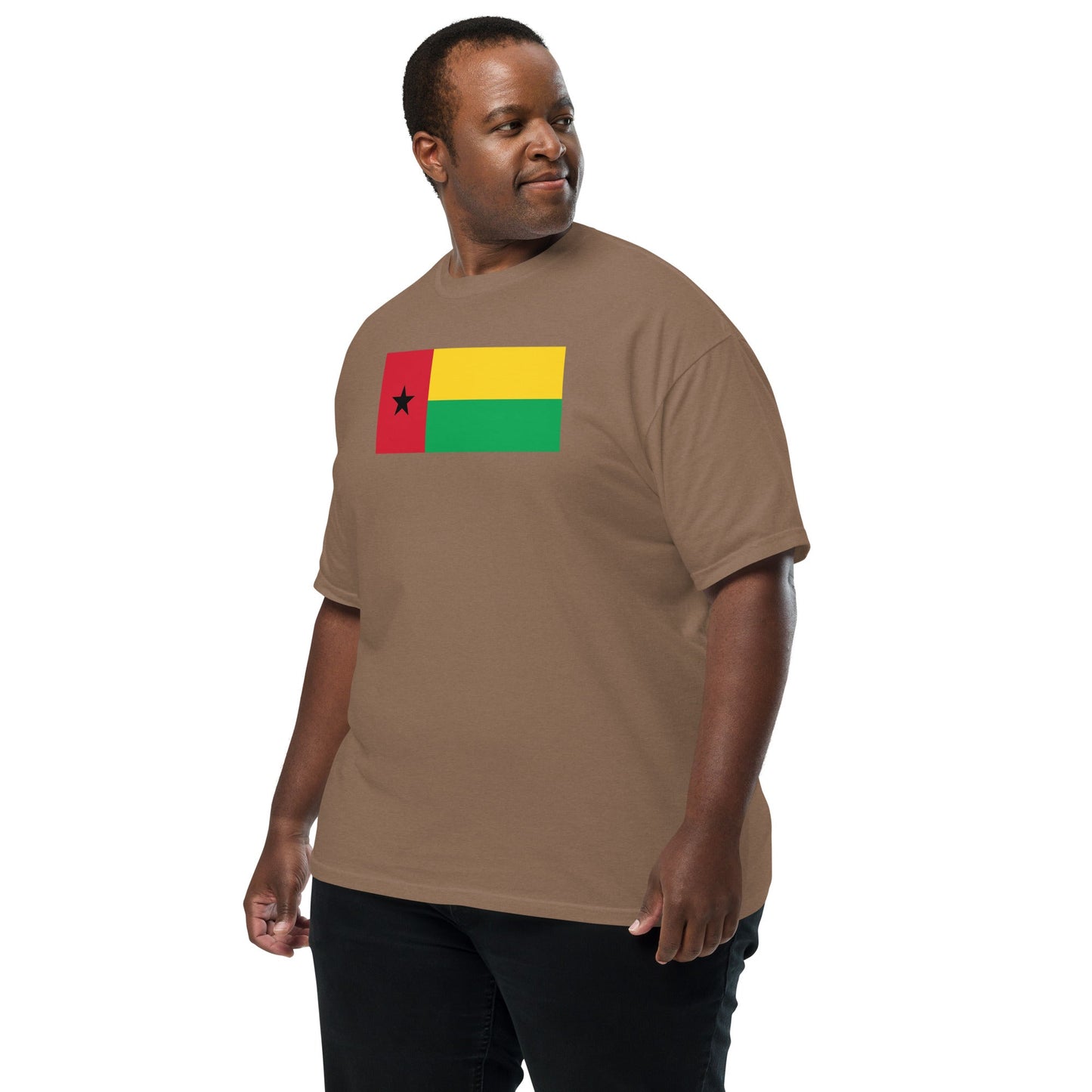 Guinea Bissau heritage shirt, black, size 3X large