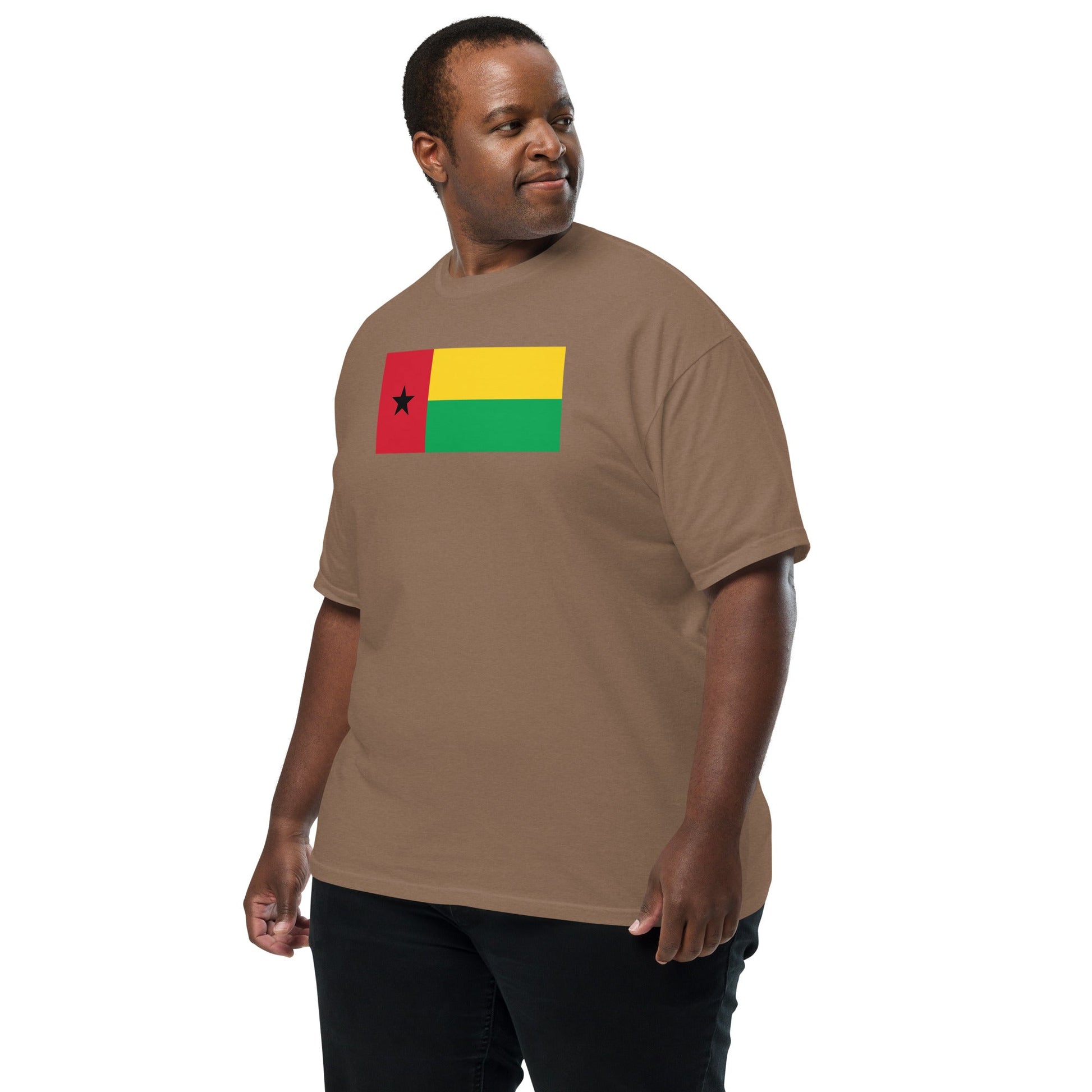 Guinea Bissau heritage shirt, black, size 3X large