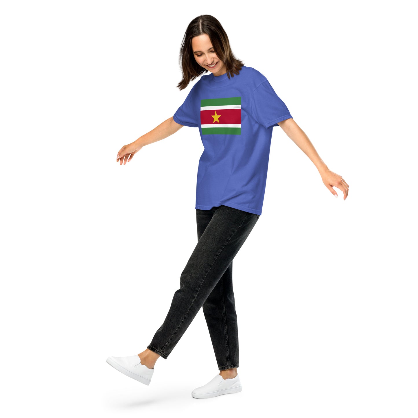 black flag shirt for Suriname – size large