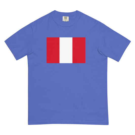 Peru heritage shirt, black, size small