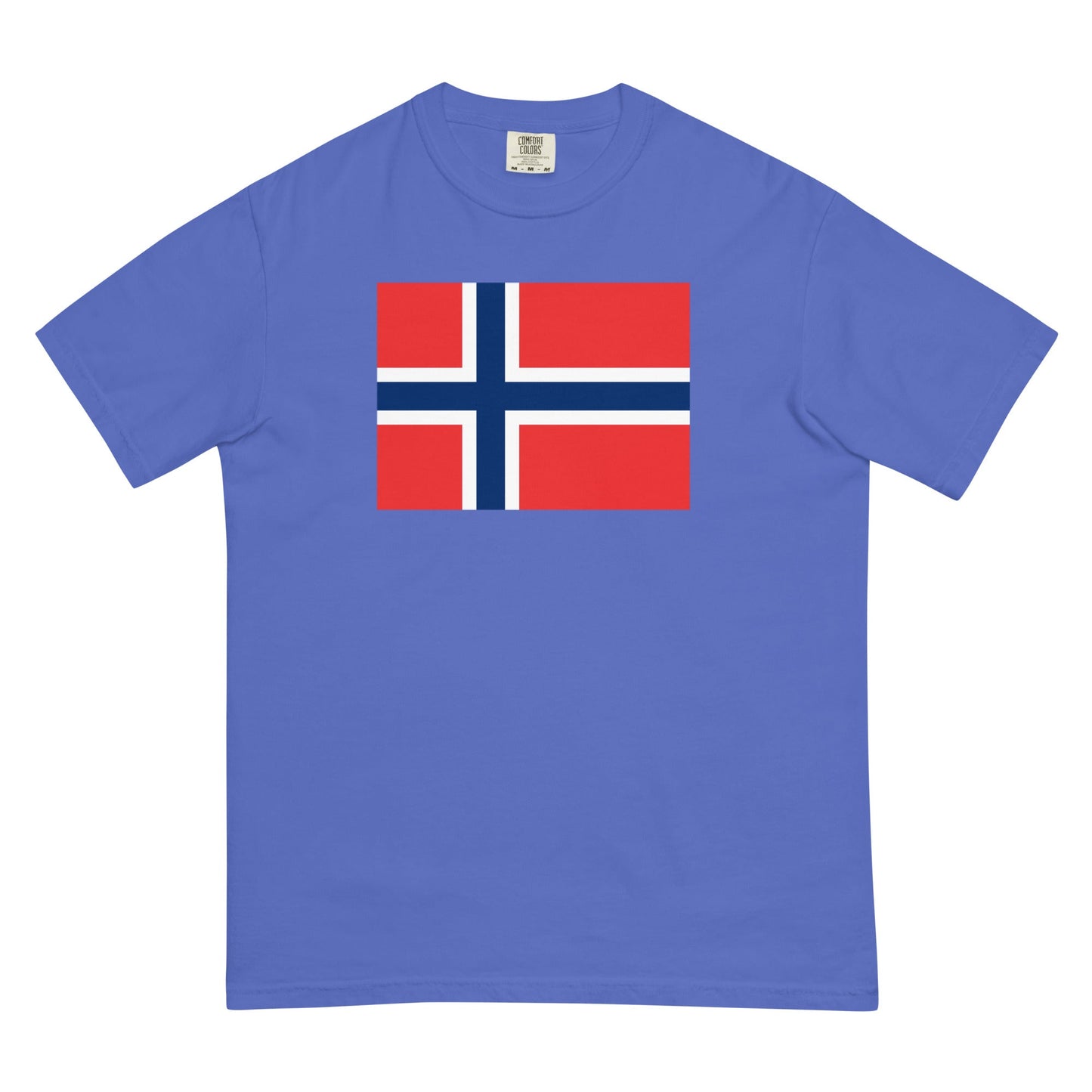 Norway flag shirt in red, size 3X large