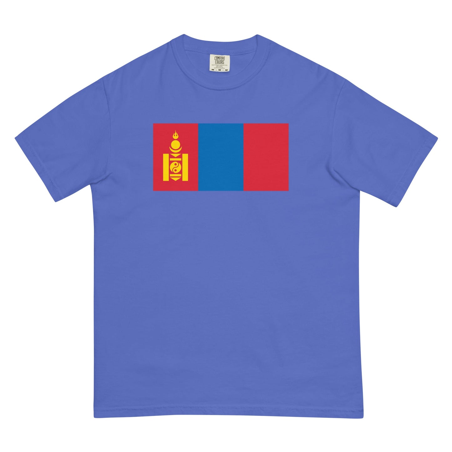 Mongolia pride shirt in blue spruce – unisex, extra large