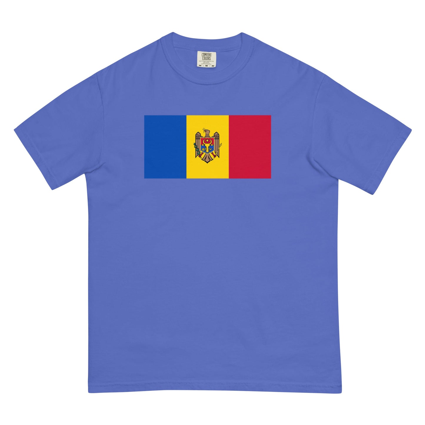 grape shirt with Moldova flag design, extra large