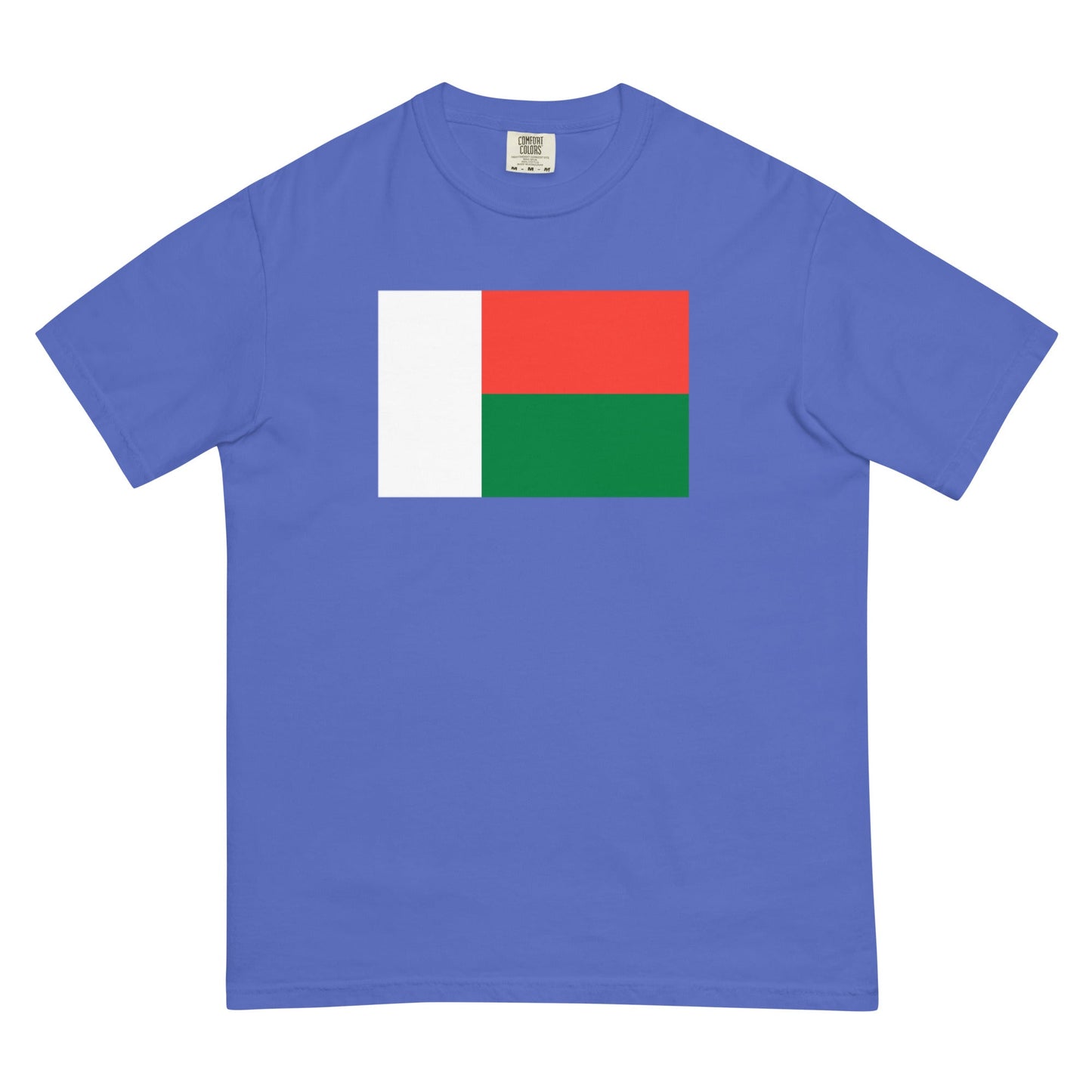 Madagascar flag shirt in true navy, size extra large