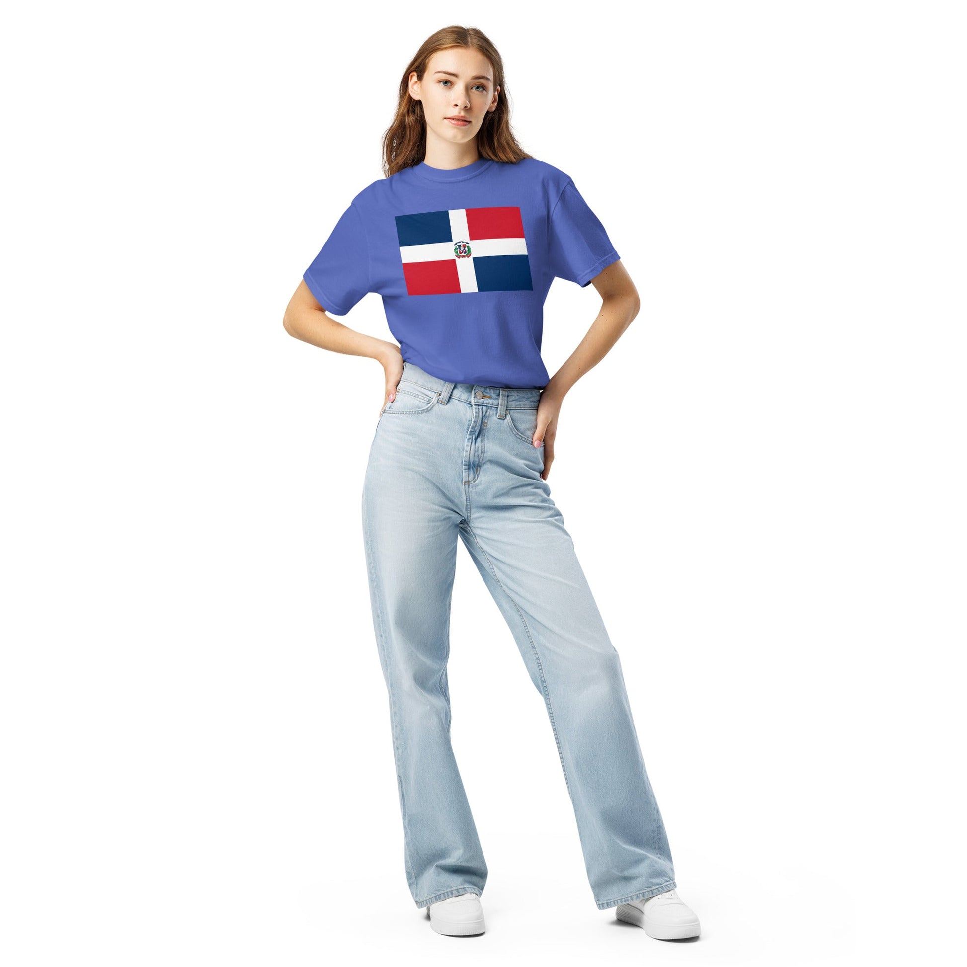 red flag shirt for Dominican Republic – size medium
