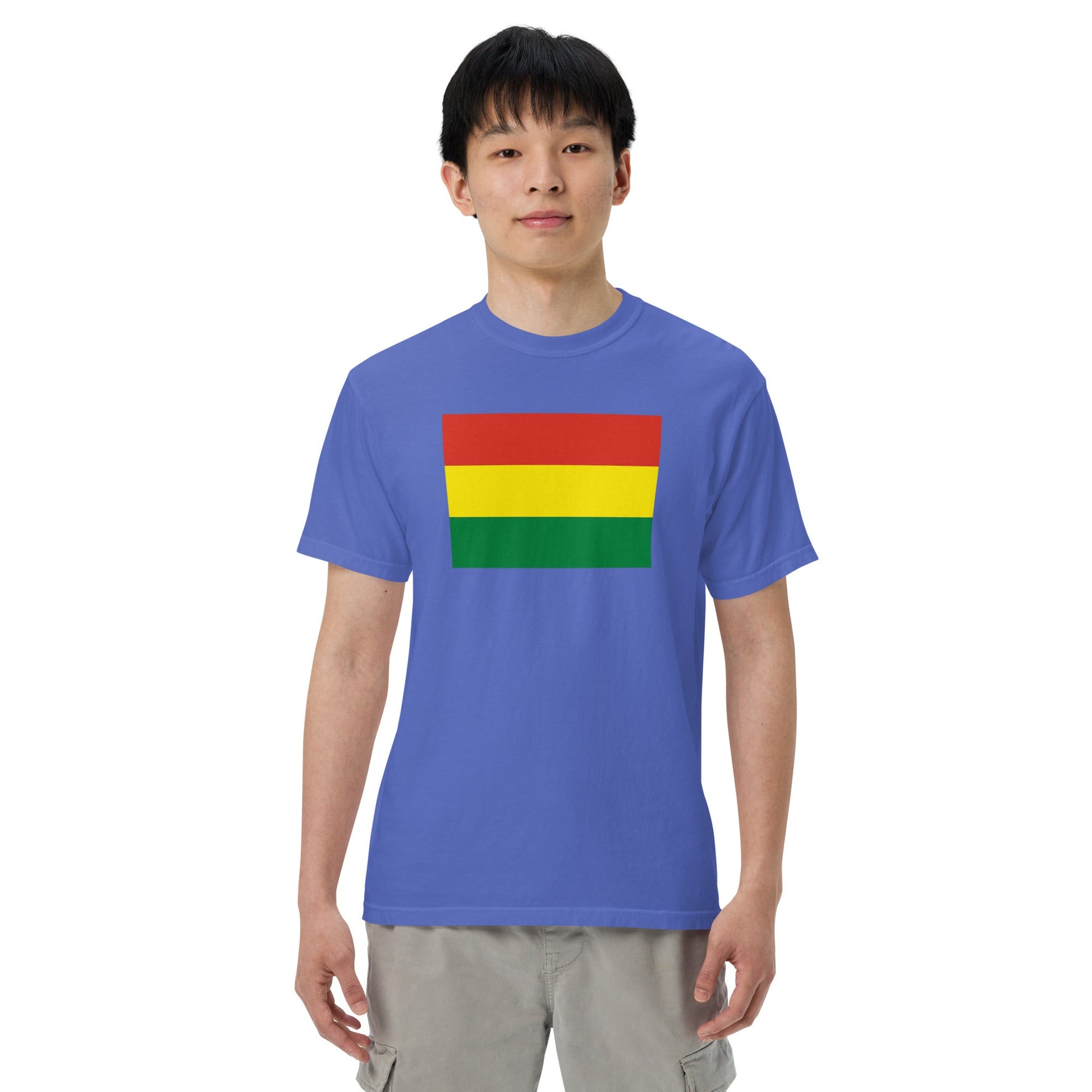 Bolivia flag shirt in true navy, size 3X large
