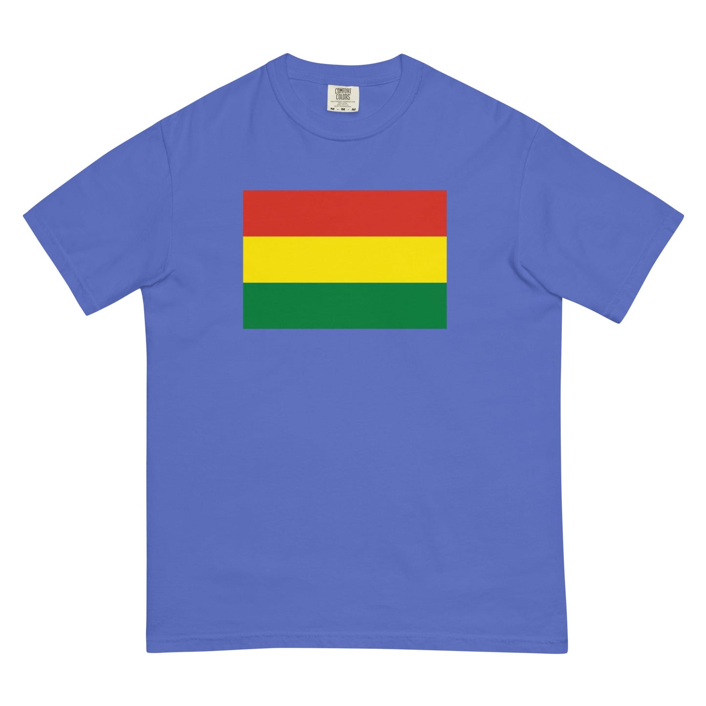 Bolivia flag shirt in espresso, size 4X large