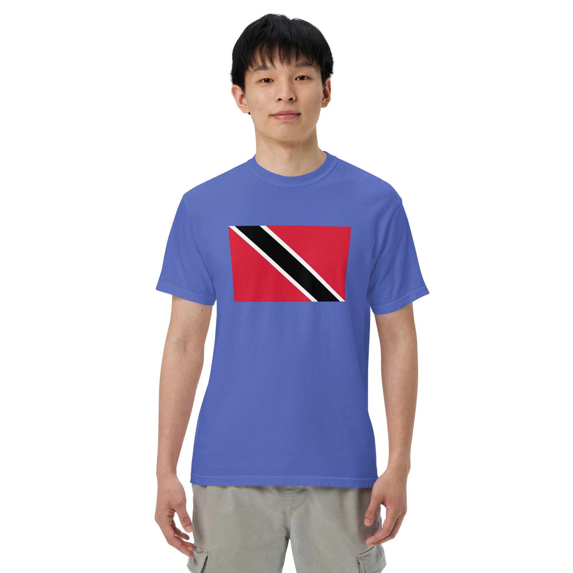 Flag tee representing Trinidad in mustard, 2X large