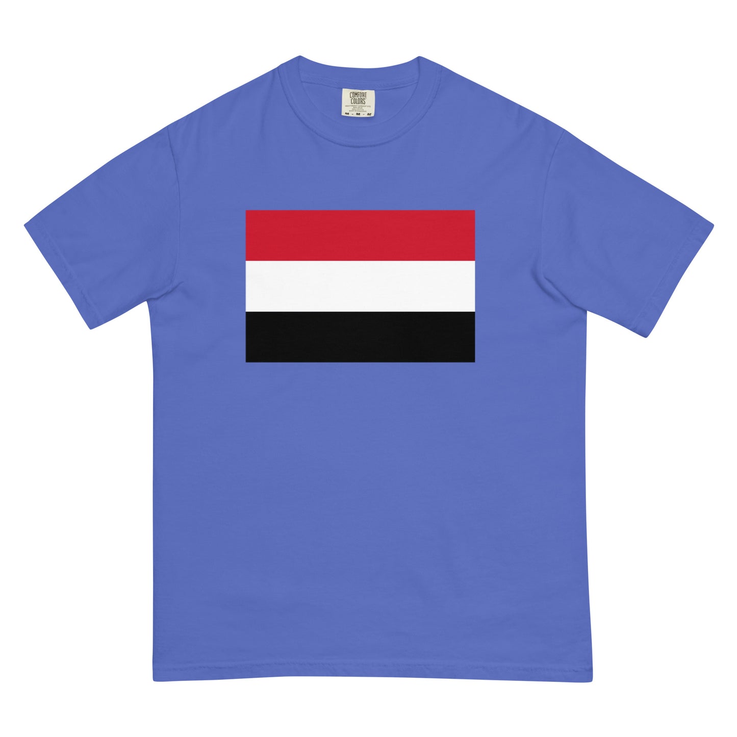 Yemen flag shirt in brick, size extra large