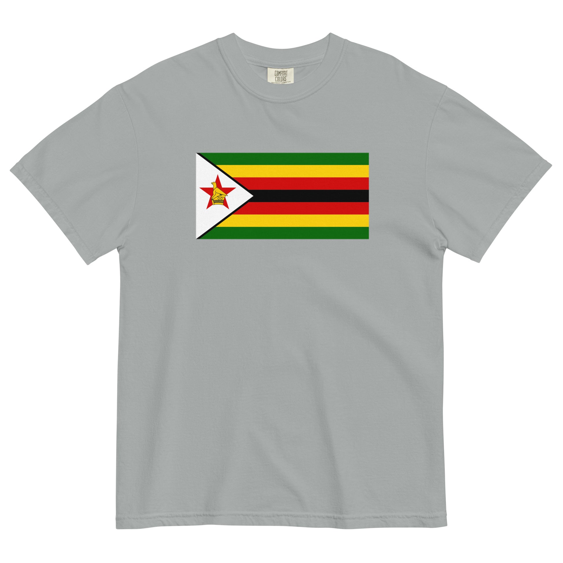 granite shirt with Zimbabwe flag design, large