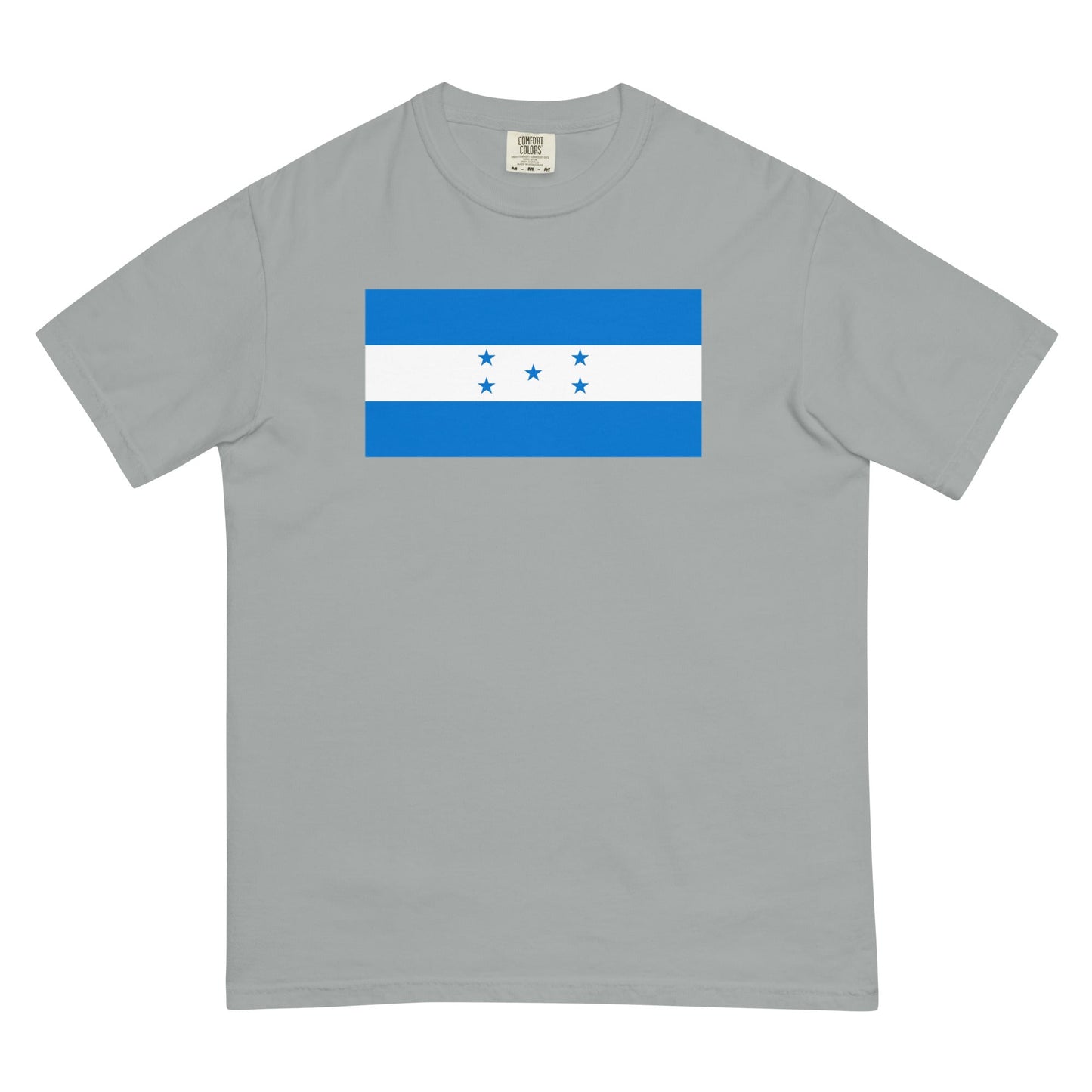 Flag tee representing Honduras in blue spruce, small