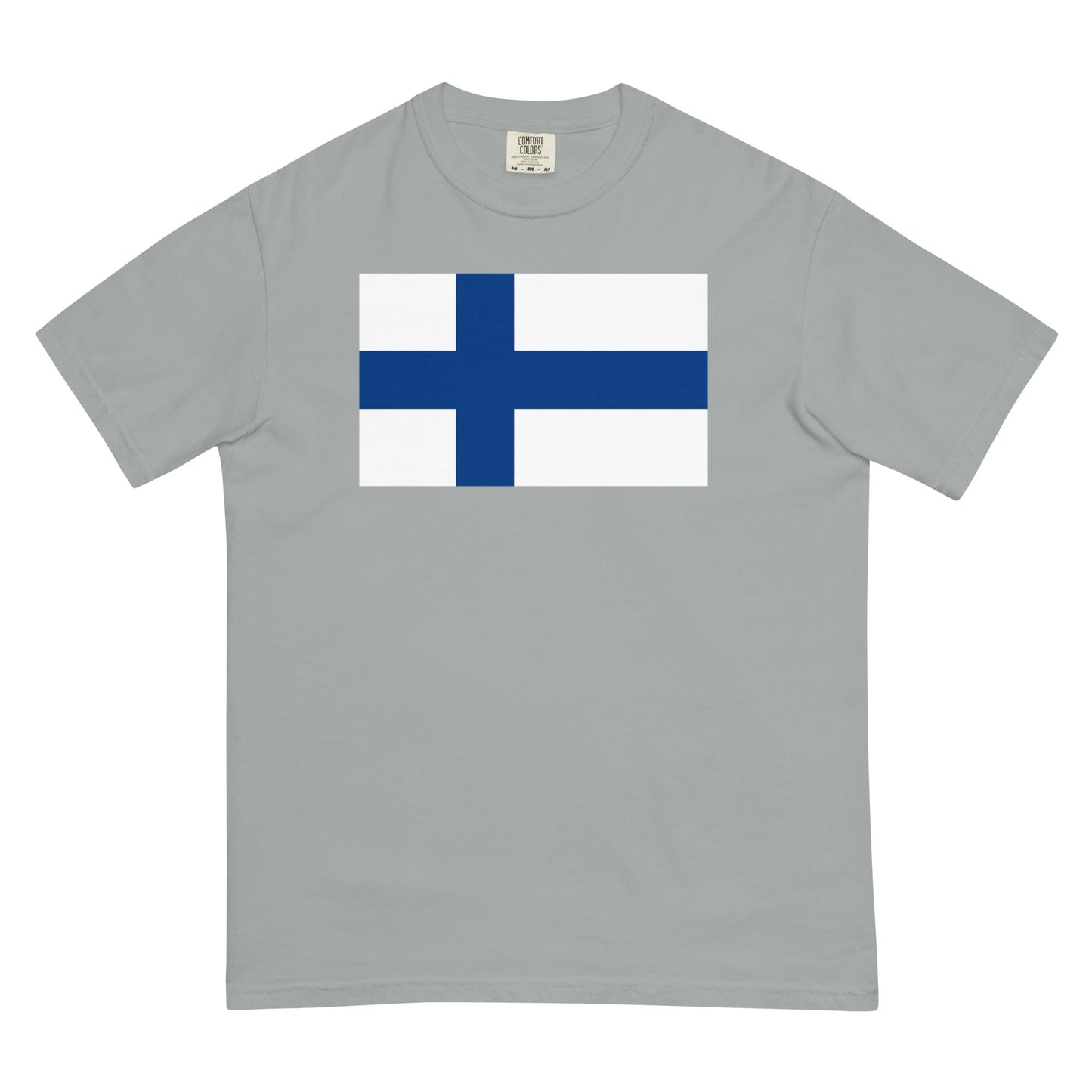 Flat lay of espresso France flag tee, medium size