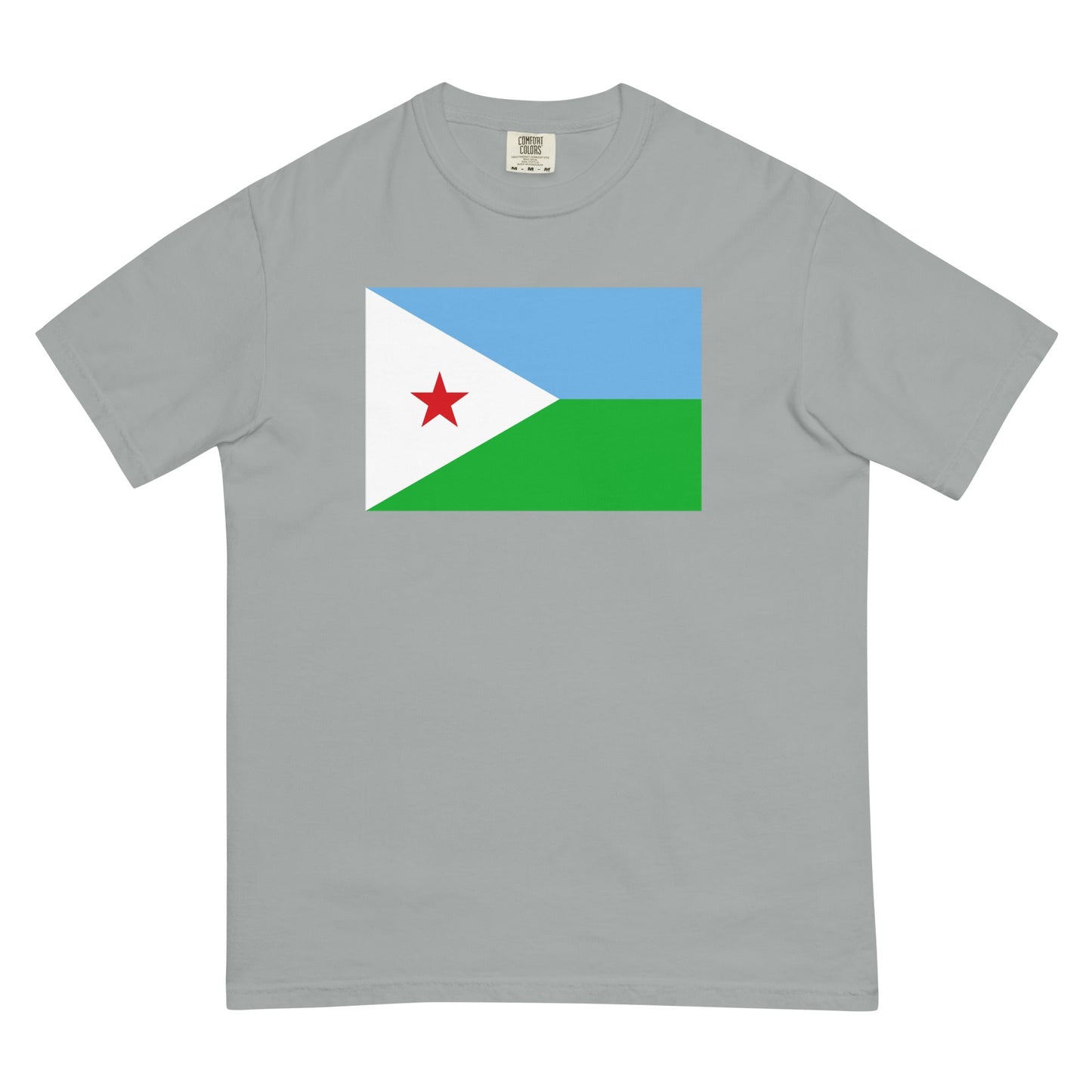 Djibouti national shirt, extra large, in espresso