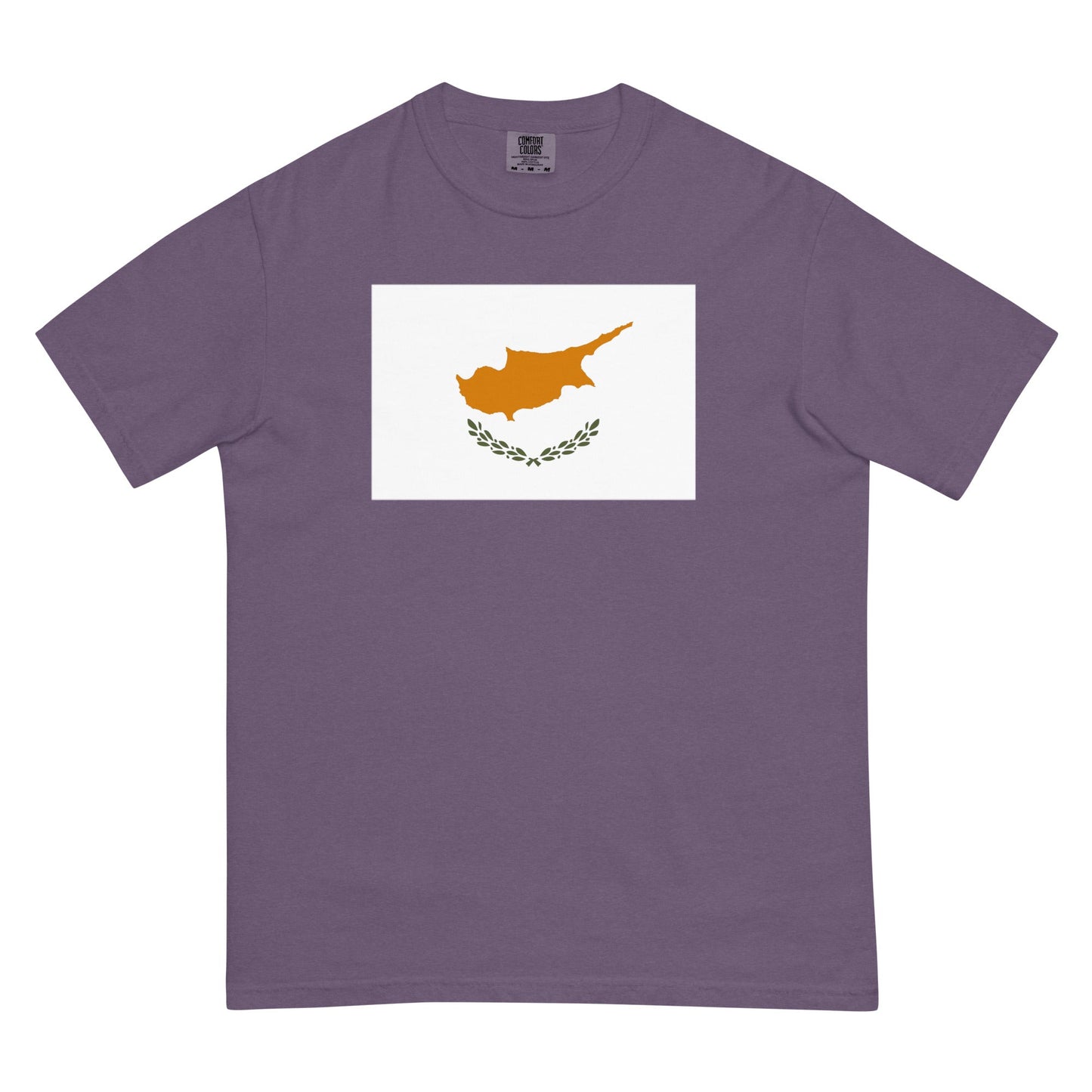 Cyprus pride shirt in hemp – unisex, 2X large
